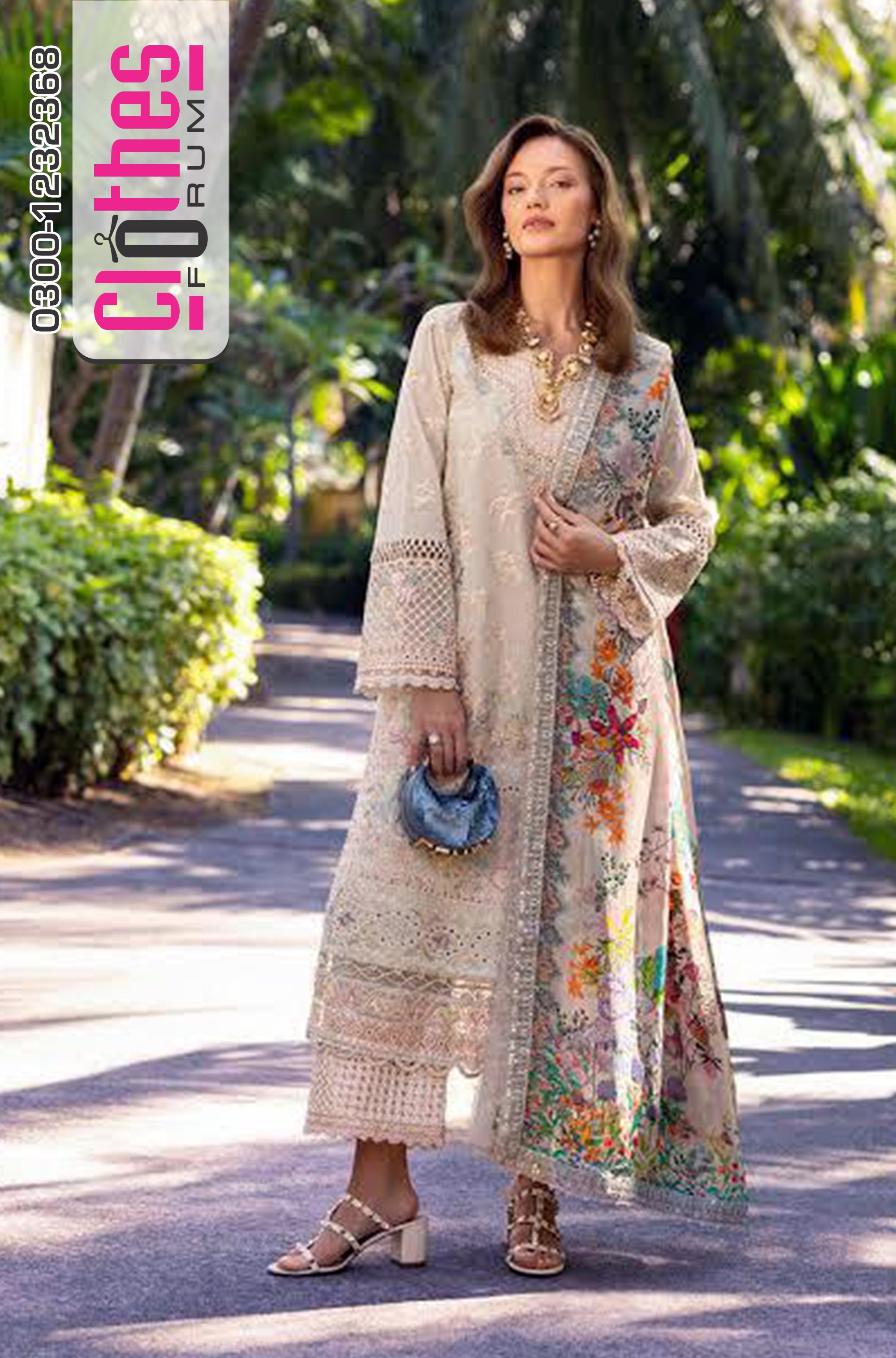 Faiza Saqlain Luxury Lawn’25 – The Most Awaited Masterpiece of the Season | Ethereal Pakistani Elegance