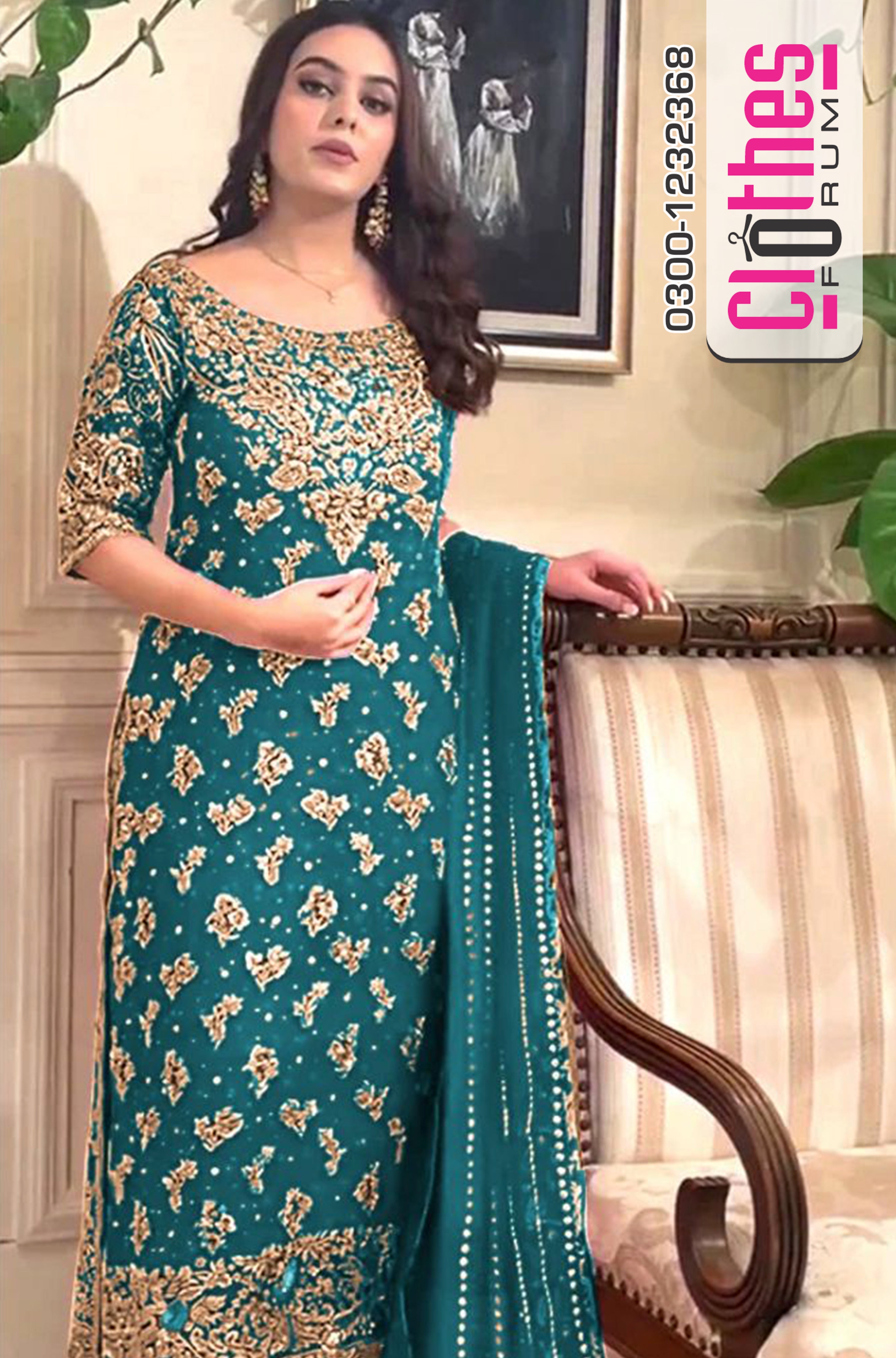 Haris Shakeel Zinc Chiffon Wedding Edition | Premium Bridal Collection
