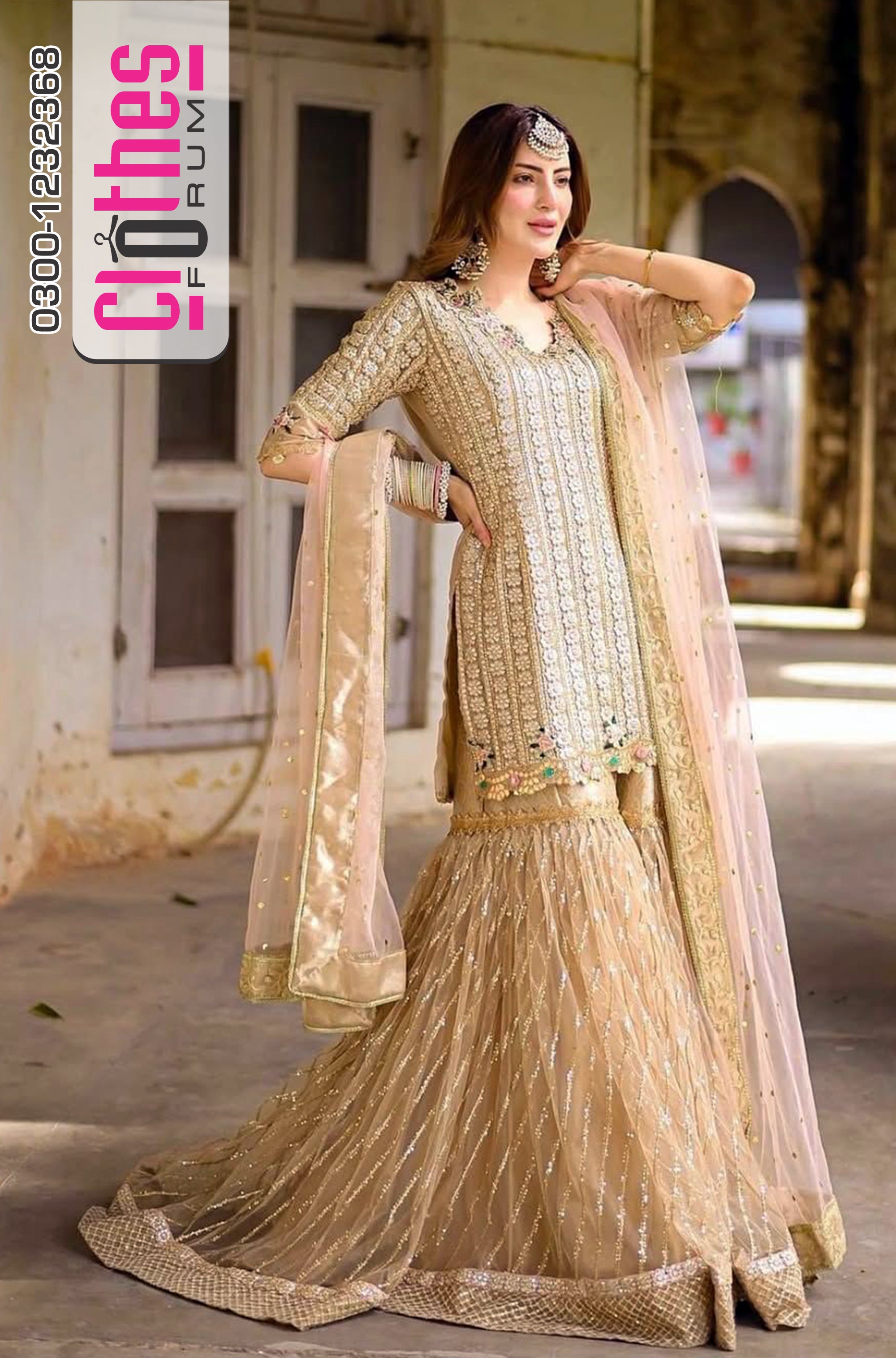Tabya Bridal Luxe – Golden Gleam Chiffon Lehenga from Wedding Edition 2025