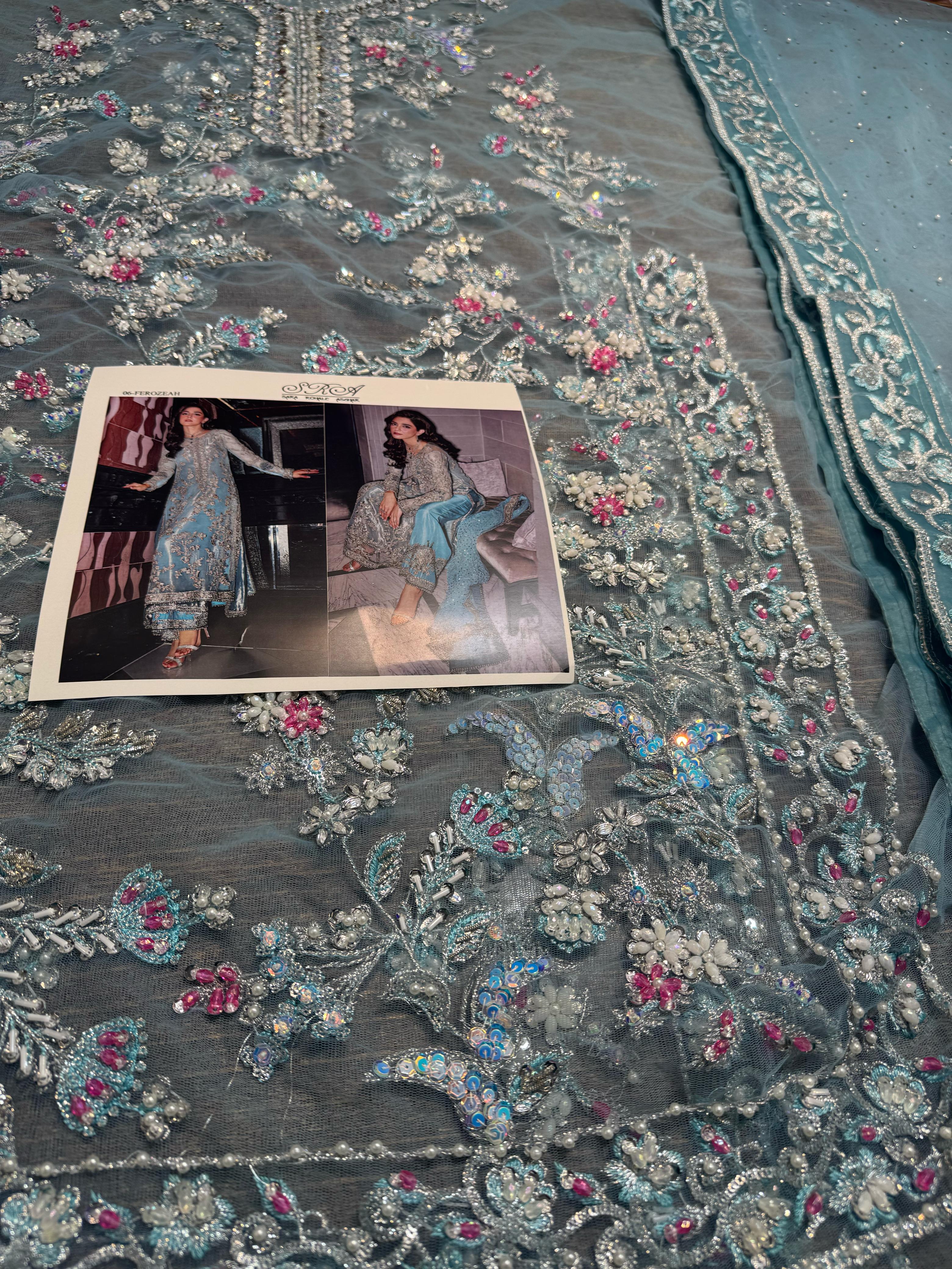 Sara Rohail Asghar Luxury Wedding Edition – Regal Teal Glamour