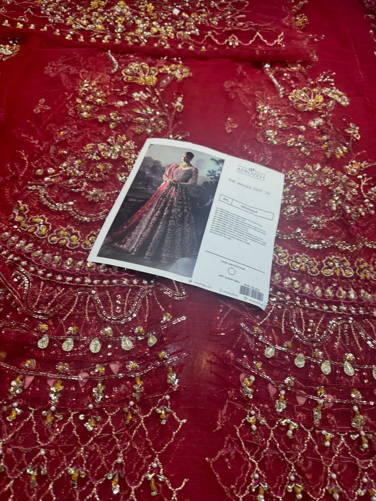 Afrozeh Anastasia – Luxury Handmade Bridal Dress | Wedding Collection 2025