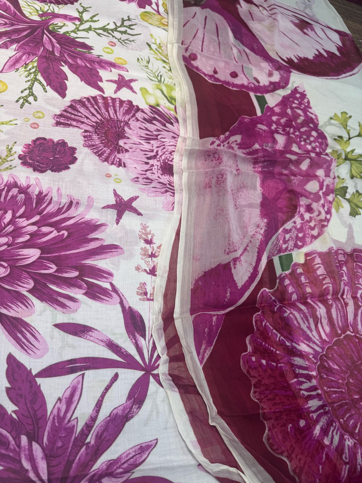 Maria B MPrint Embroidered Lawn Dress | Chiffon Dupatta | Spring Summer ’25