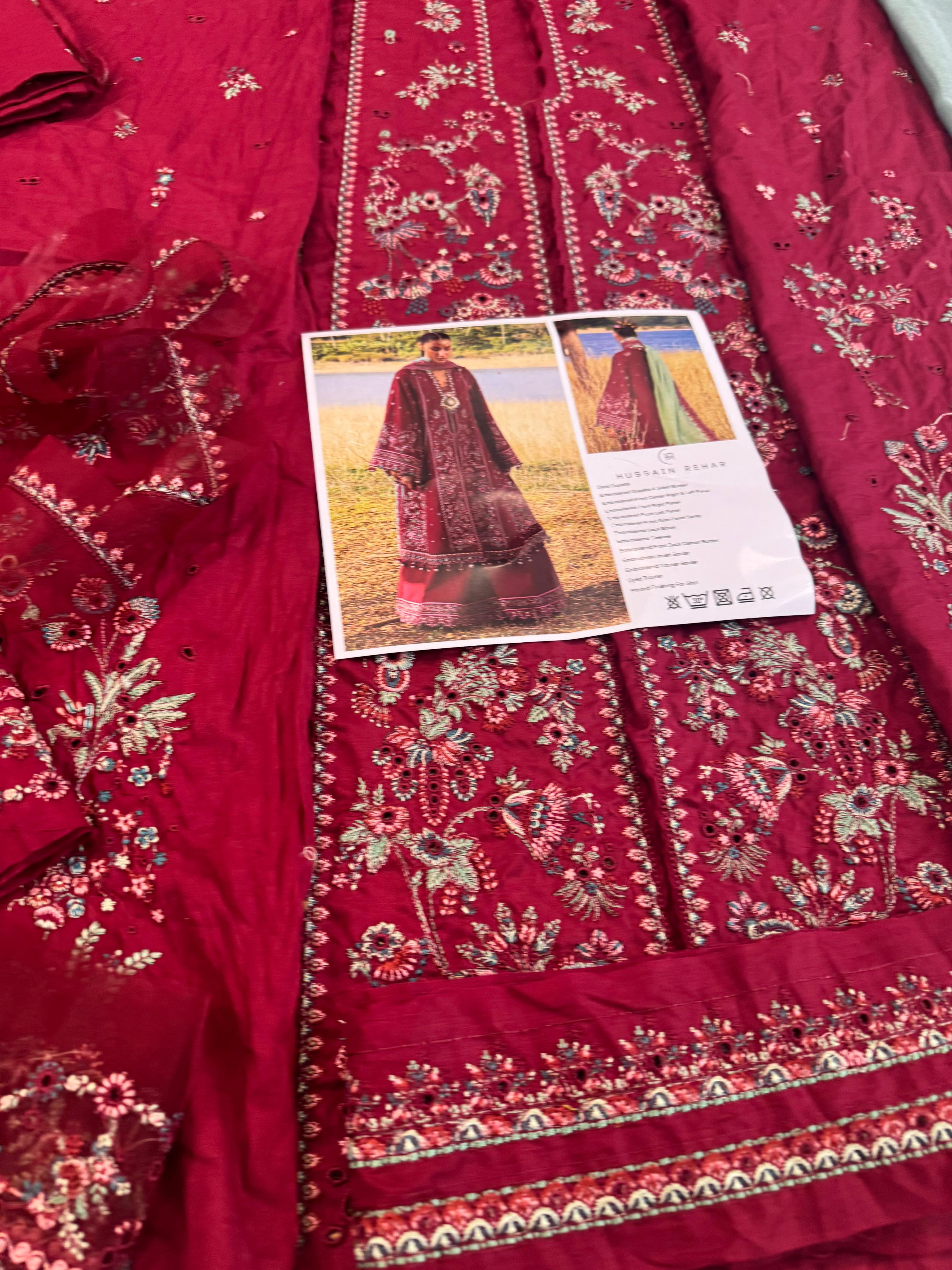 Hussain Rehar Luxury Lawn | Spring Summer Elegance in Every Thread