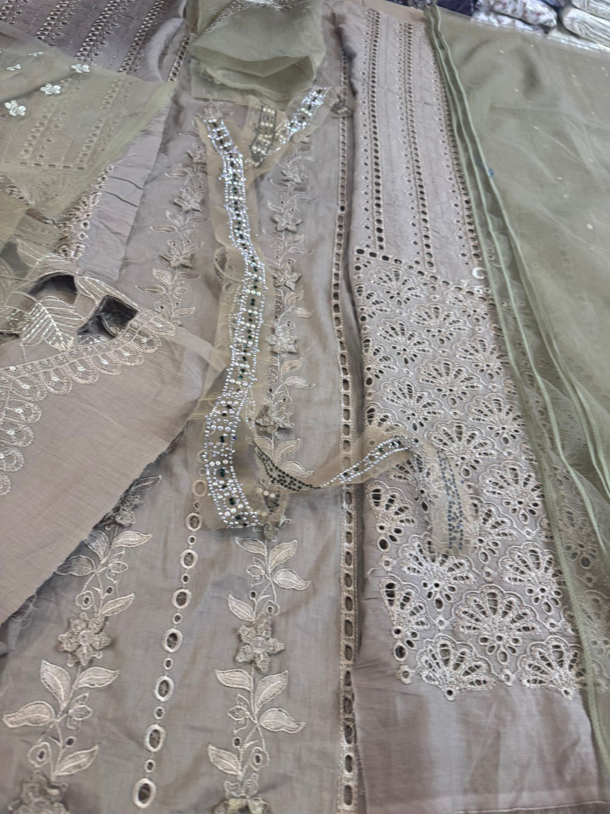 Maria B Voyage a'LUXE x Morocco – Unstitched Lawn Cotton Suit | Timeless Elegance for the Modern Muse