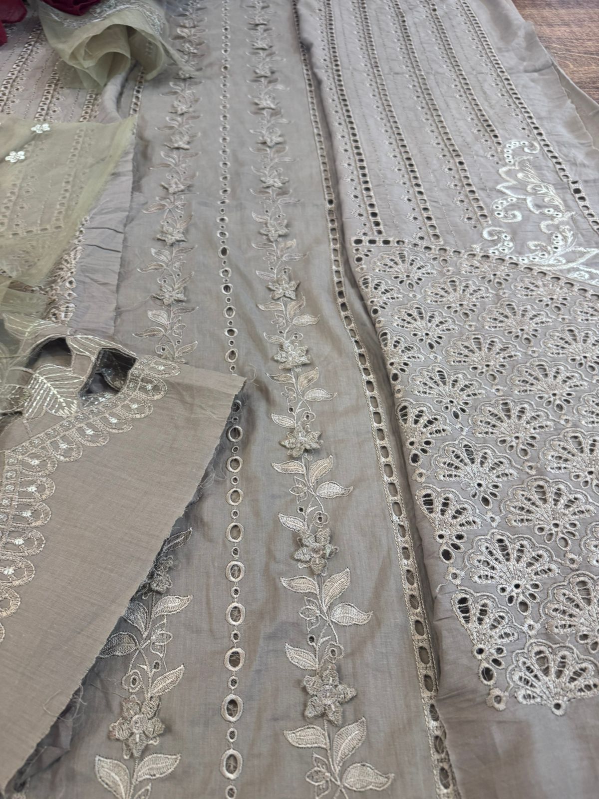 Maria B Voyage a'LUXE x Morocco – Unstitched Lawn Cotton Suit | Timeless Elegance for the Modern Muse