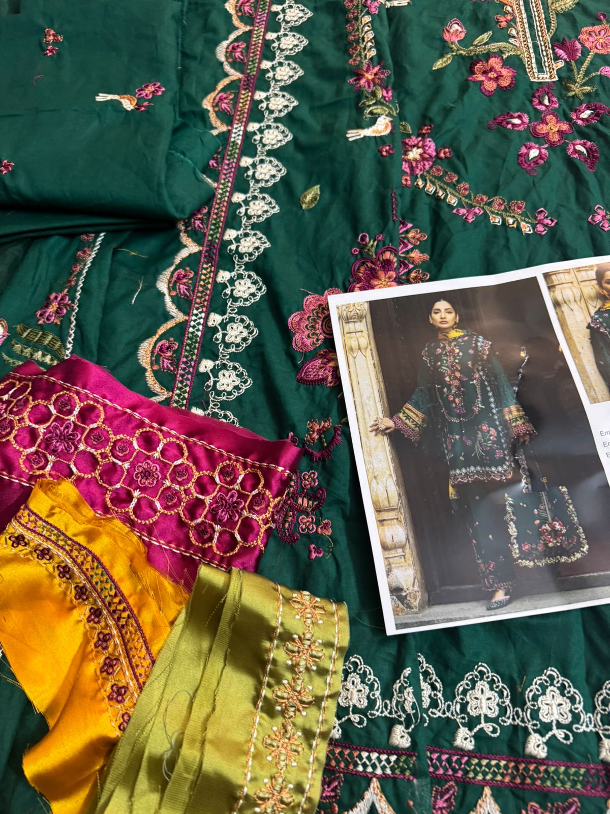 Elan Luxury Lawn – Emerald Garden Bloom | Summer Signature Edit