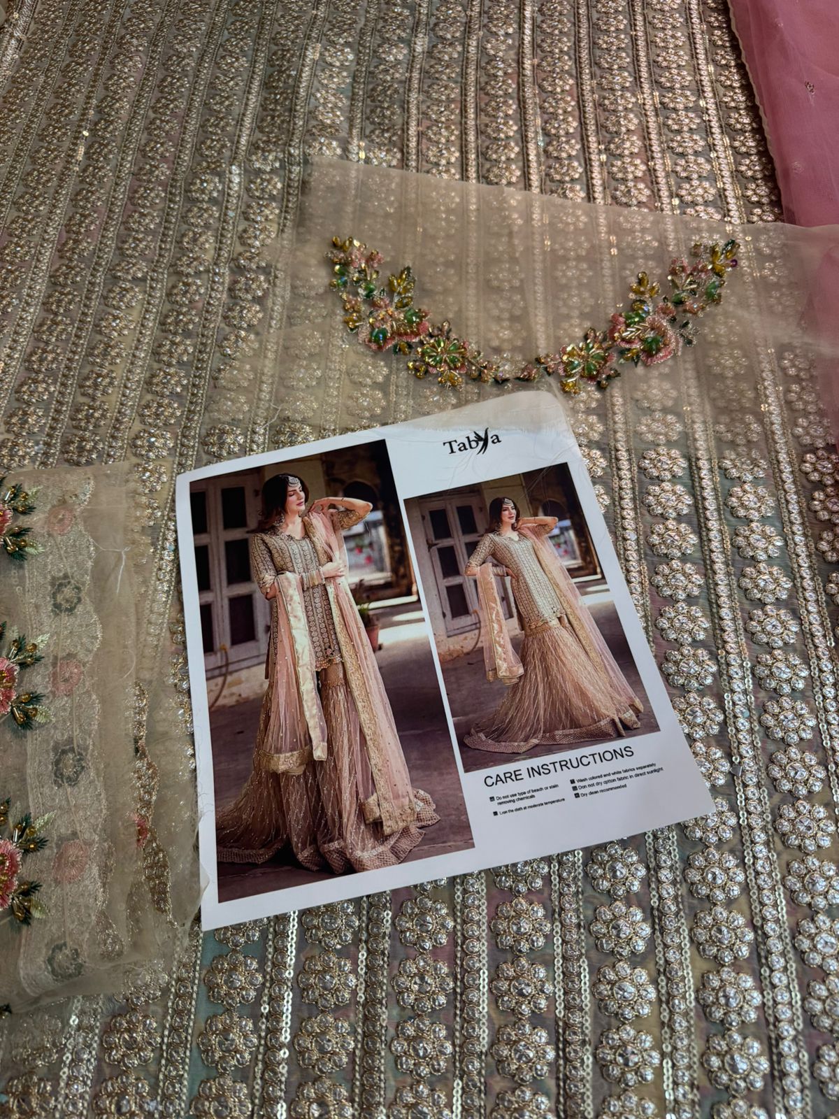 Tabya Bridal Luxe – Golden Gleam Chiffon Lehenga from Wedding Edition 2025