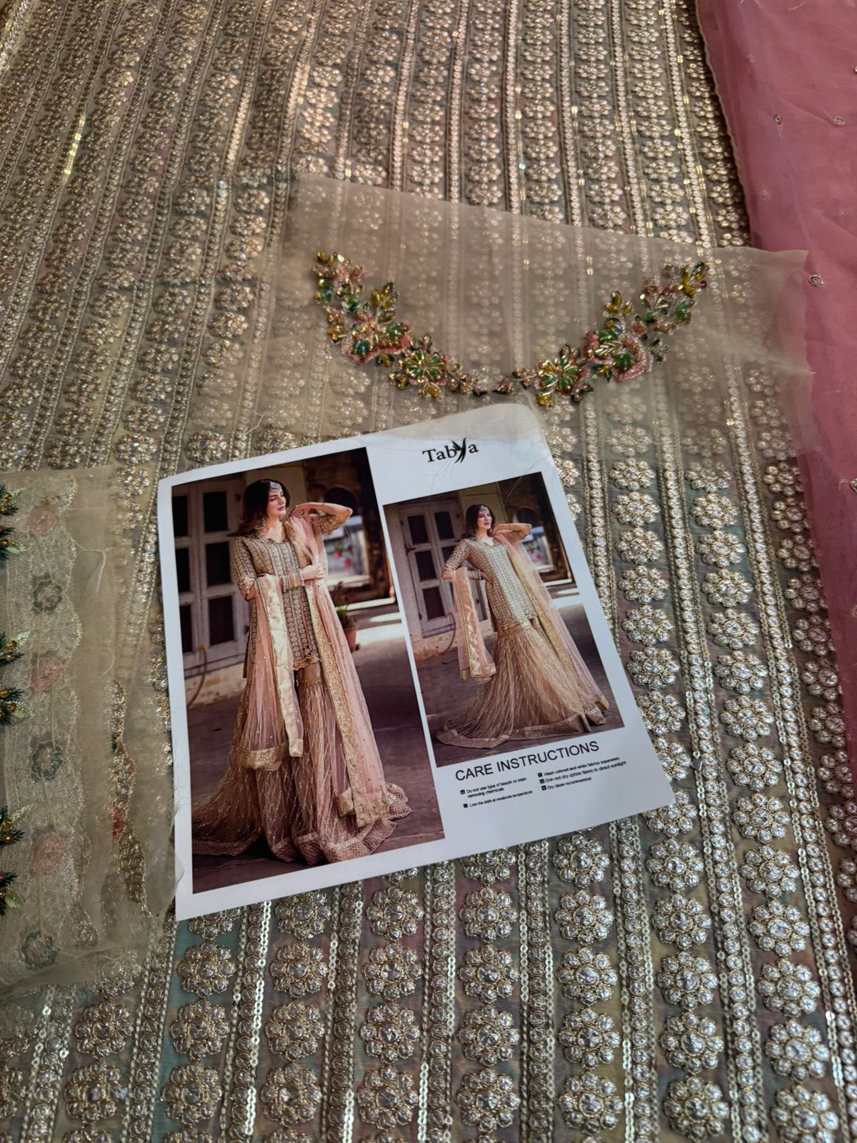 Tabya Bridal Luxe – Golden Gleam Chiffon Lehenga from Wedding Edition 2025