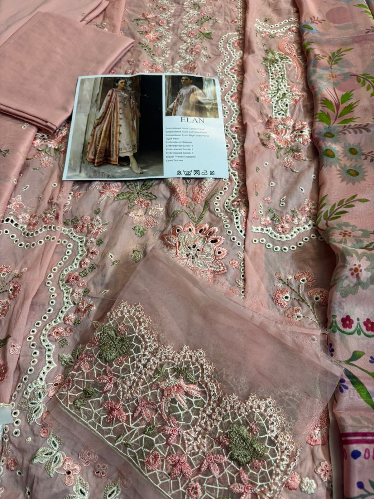 Elan Serene Luxury Lawn 2025 – Timeless Grace in Soft Blossom Pink
