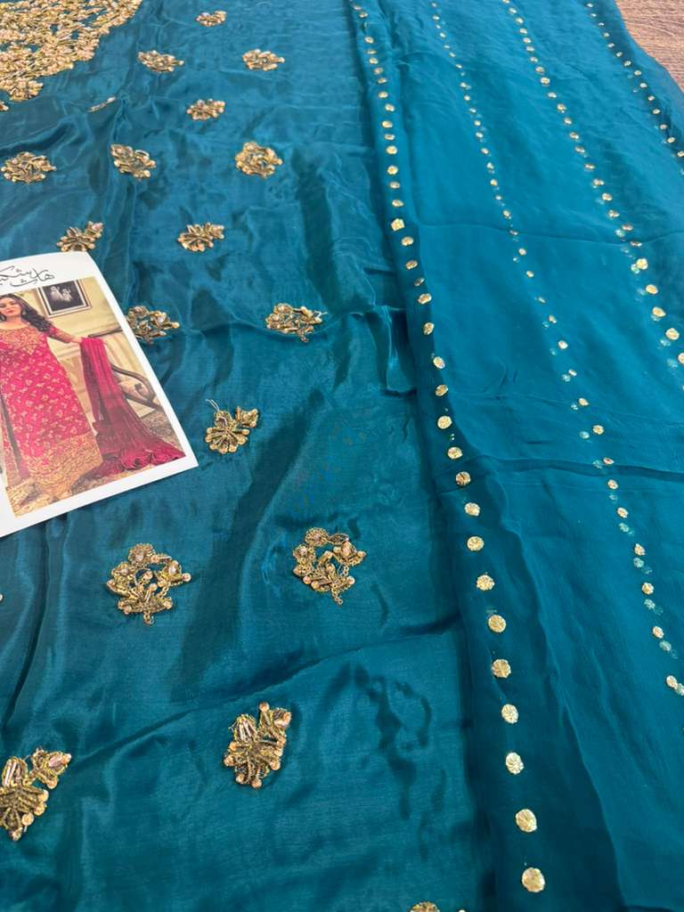 Haris Shakeel Zinc Chiffon Wedding Edition | Premium Bridal Collection