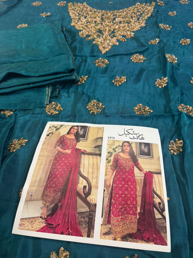 Haris Shakeel Zinc Chiffon Wedding Edition | Premium Bridal Collection