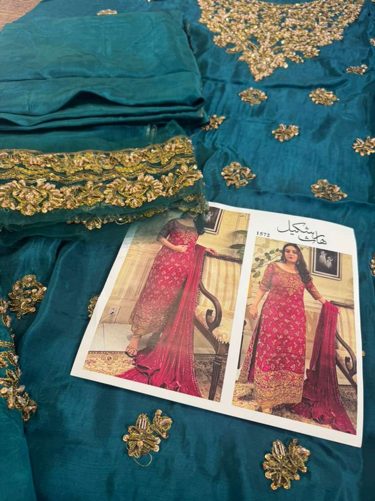 Haris Shakeel Zinc Chiffon Wedding Edition | Premium Bridal Collection