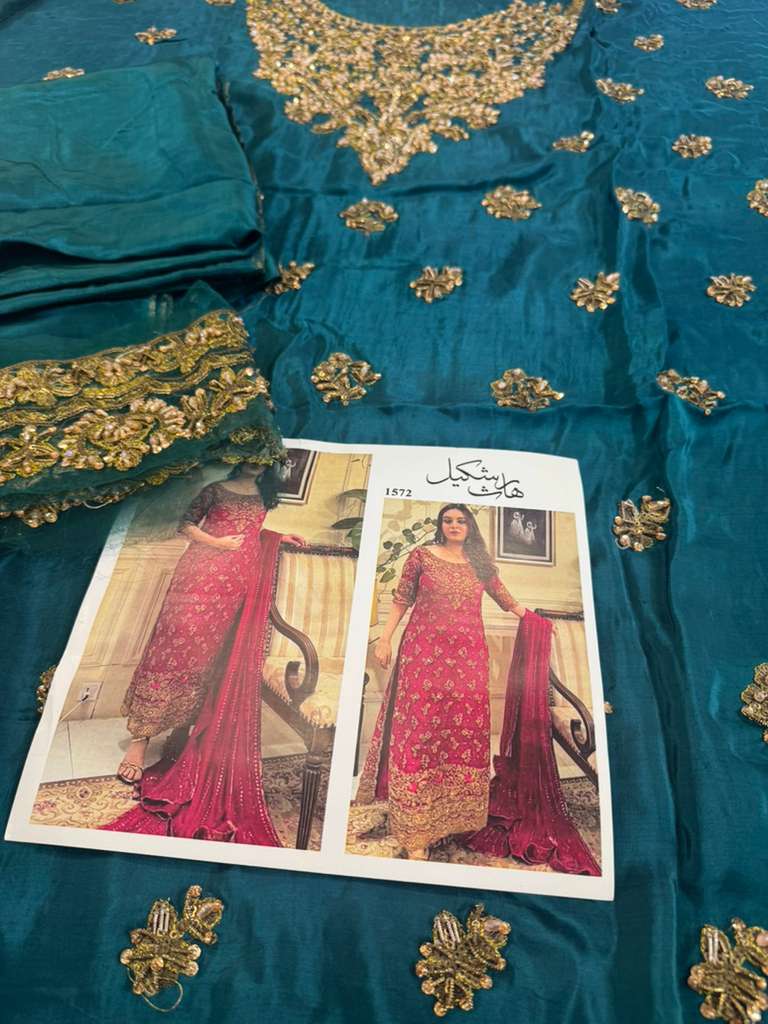 Haris Shakeel Zinc Chiffon Wedding Edition | Premium Bridal Collection