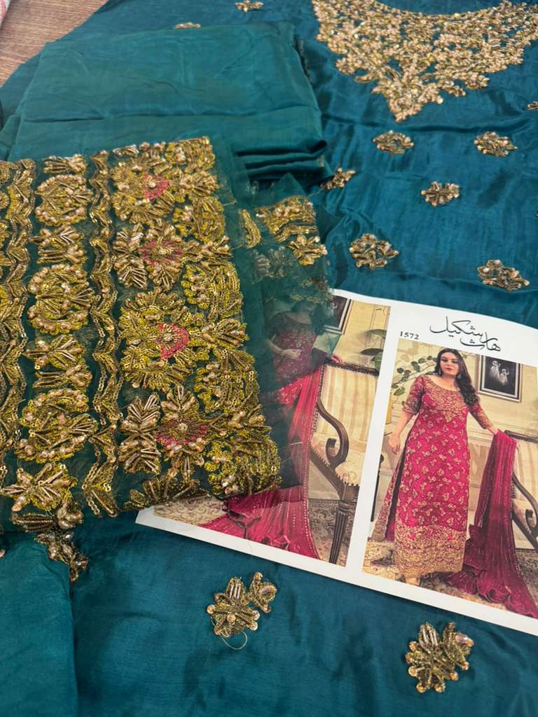 Haris Shakeel Zinc Chiffon Wedding Edition | Premium Bridal Collection