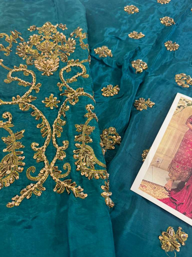 Haris Shakeel Zinc Chiffon Wedding Edition | Premium Bridal Collection