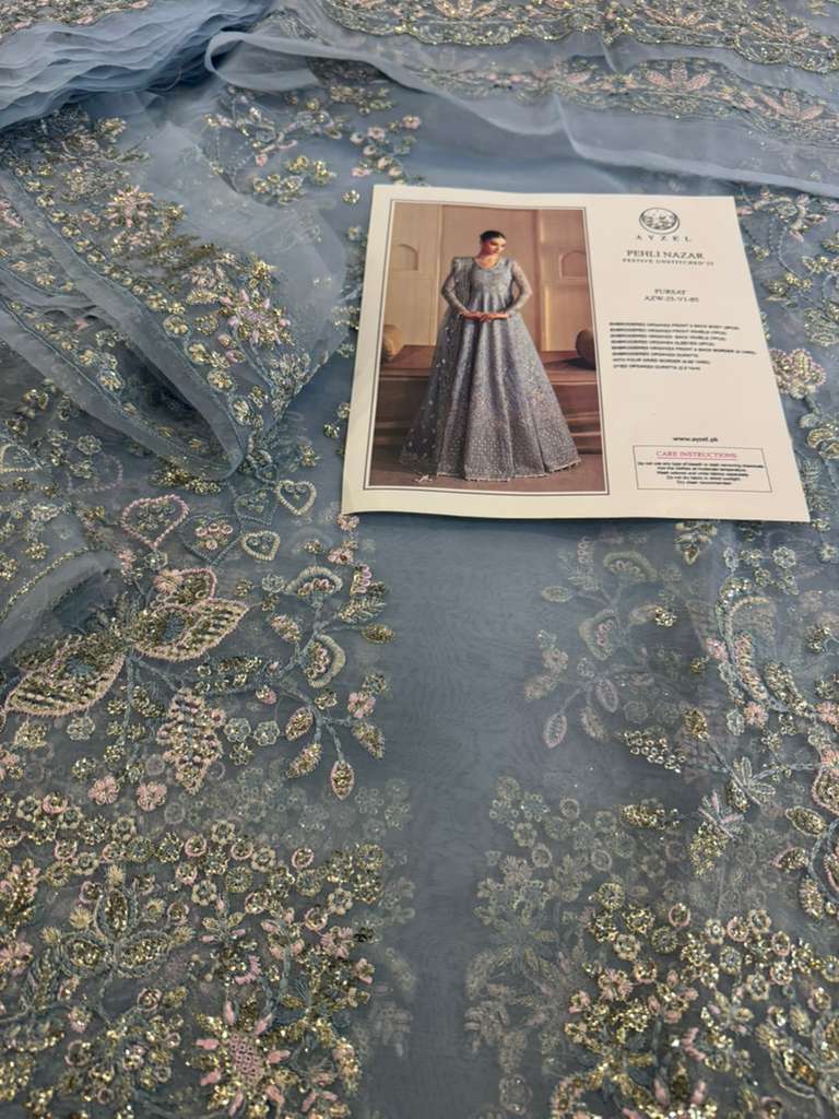 Ayzel Sky Chiffon Bridal Dress – Luxury Wedding Edition for Elegant Brides