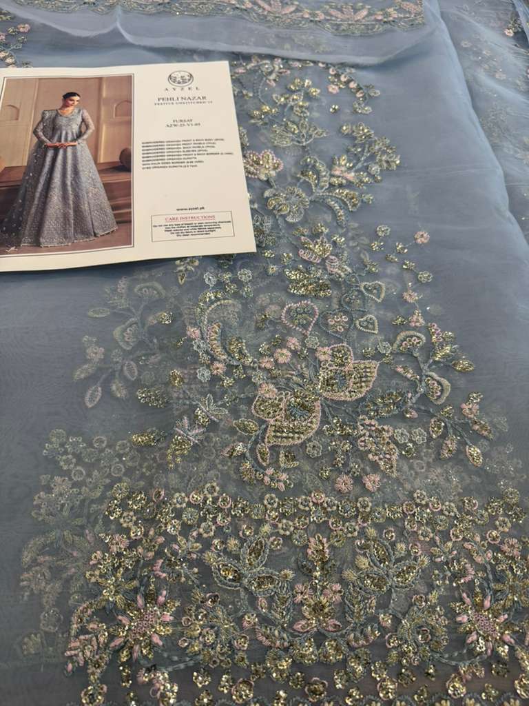 Ayzel Sky Chiffon Bridal Dress – Luxury Wedding Edition for Elegant Brides