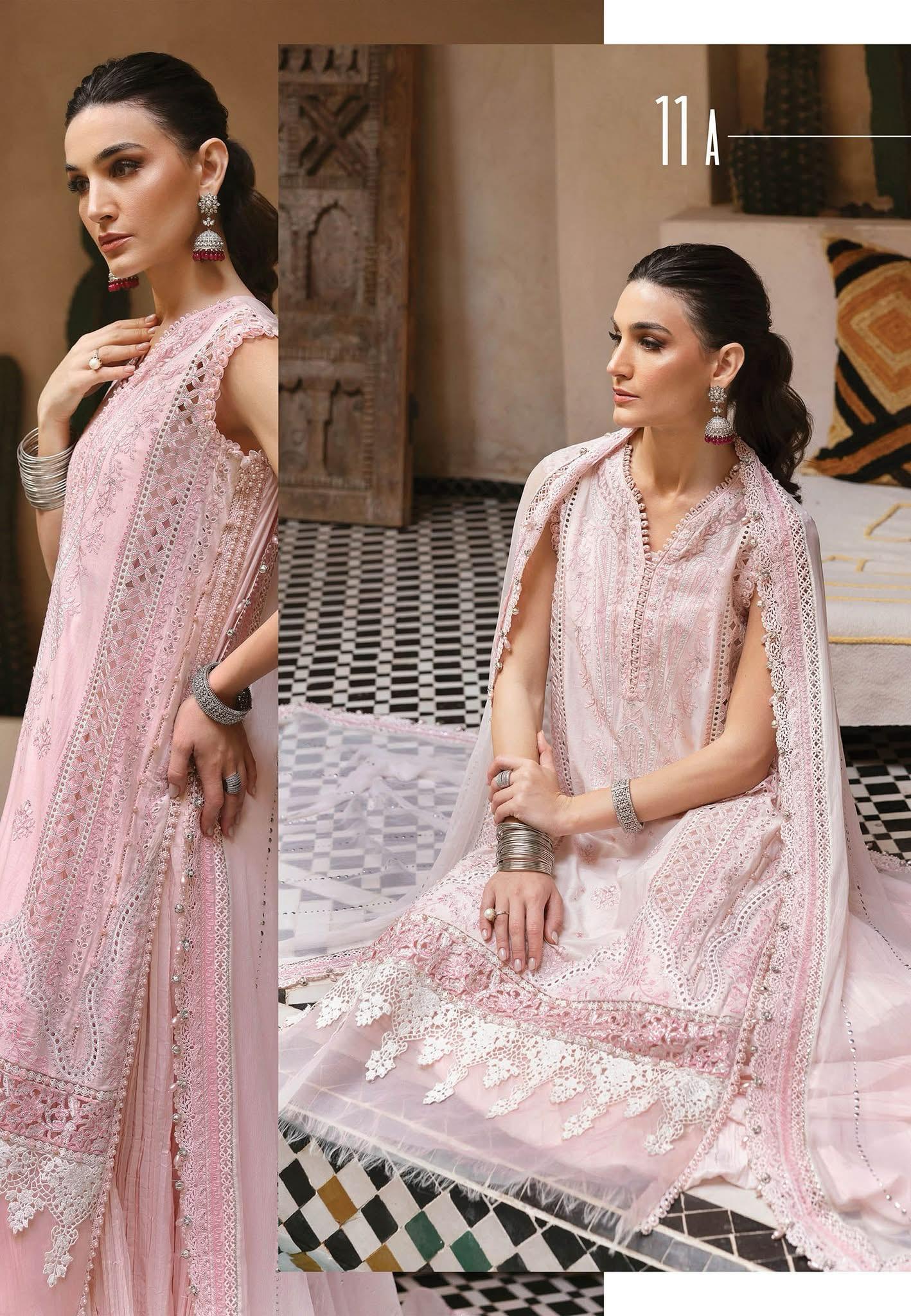 Maria B Voyage a Luxe Embroidered Lawn 2025 – Ivory Elegance