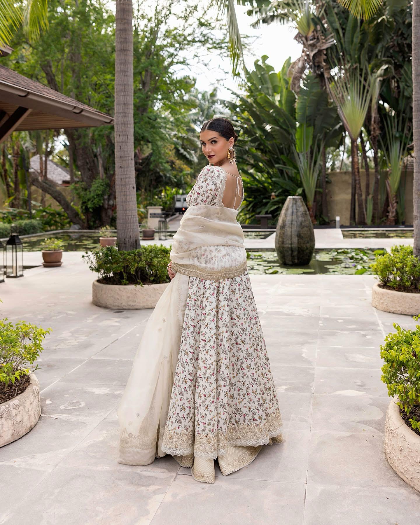 Faiza Saqlain – Ivory Blossom | Luxury Lawn 2025