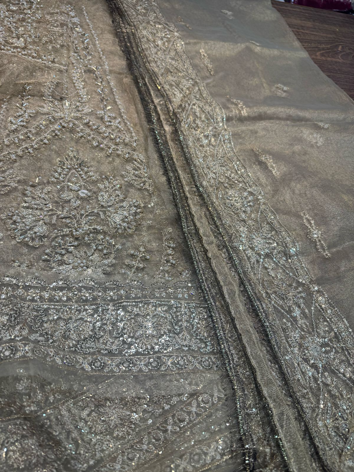 Afrozeh – Golden Majesty | Bridal Frock & Lehenga from Wedding Collection 2025