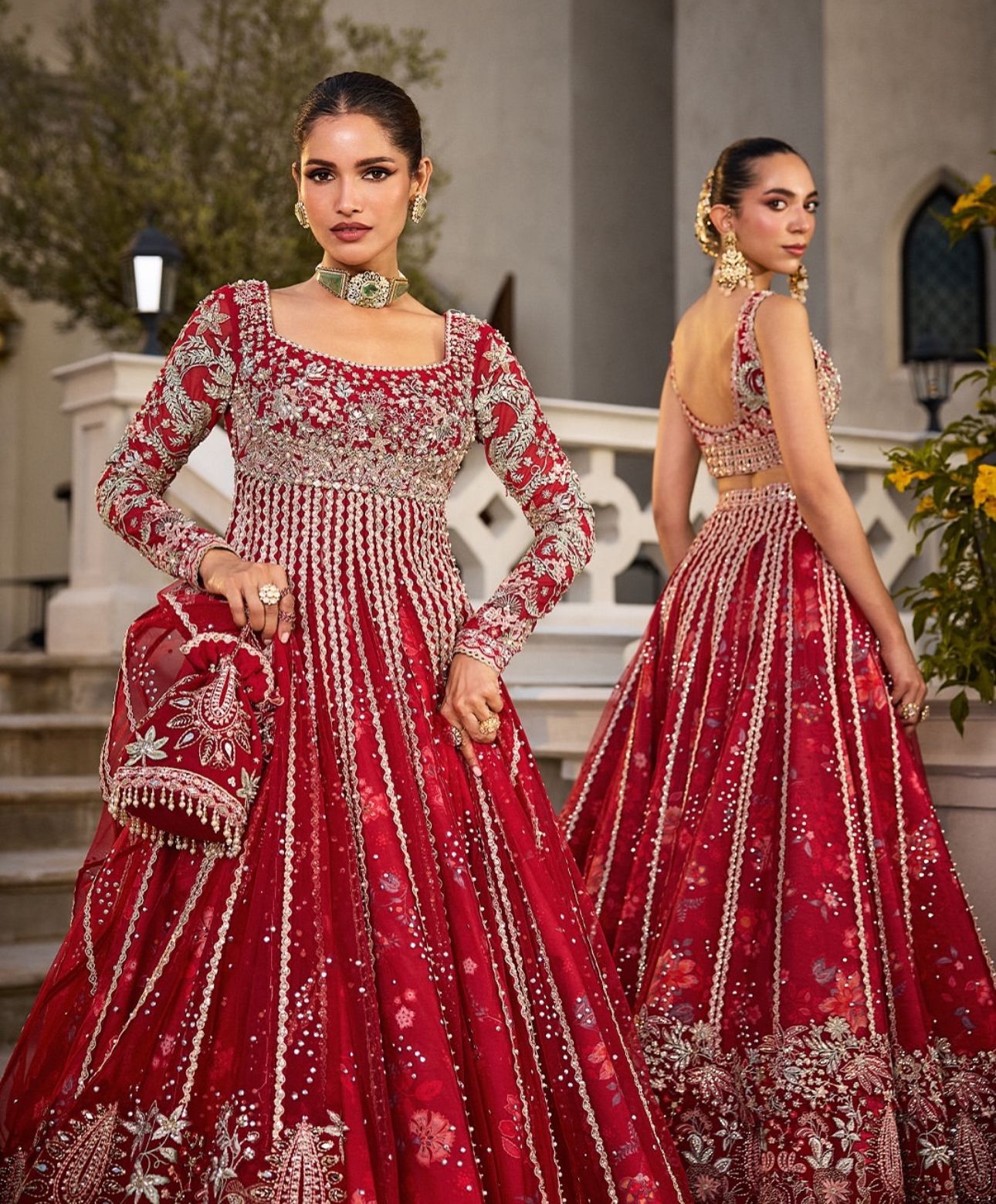 Soraya Bridal Wedding Edition 2025 | Handcrafted Luxury Net Barat Dress in Soft Gold