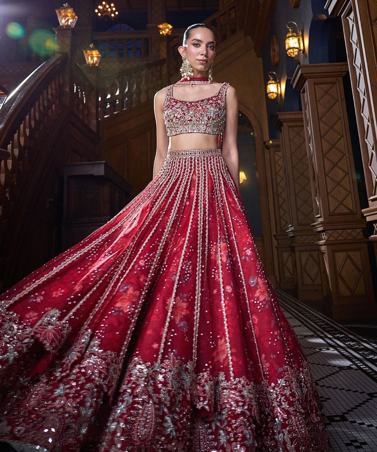 Soraya Bridal Wedding Edition 2025 | Handcrafted Luxury Net Barat Dress in Soft Gold