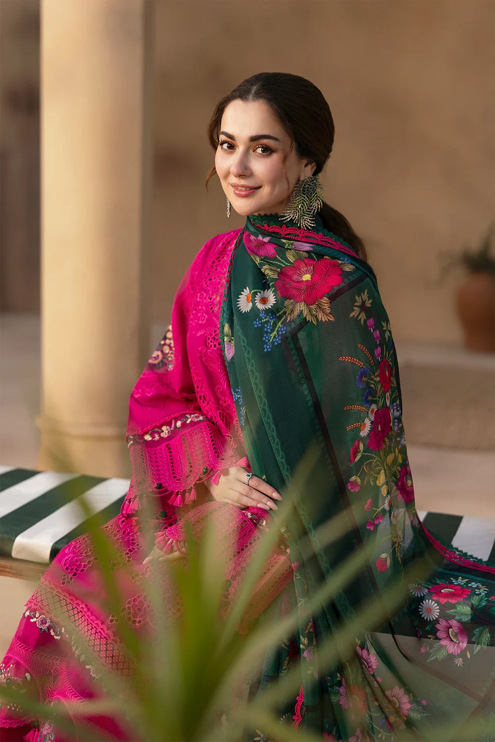 Saira Rizwan Signature Luxury Lawn – Full Front Embroidered Masterpiece | Grace Redefined