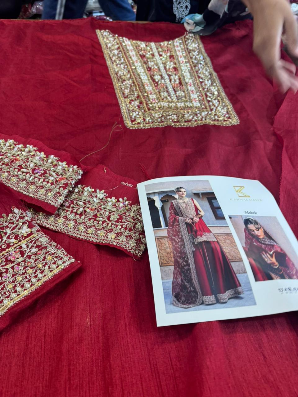 Kanwal Malik Wedding Edition – Red Chiffon Bridal Dress