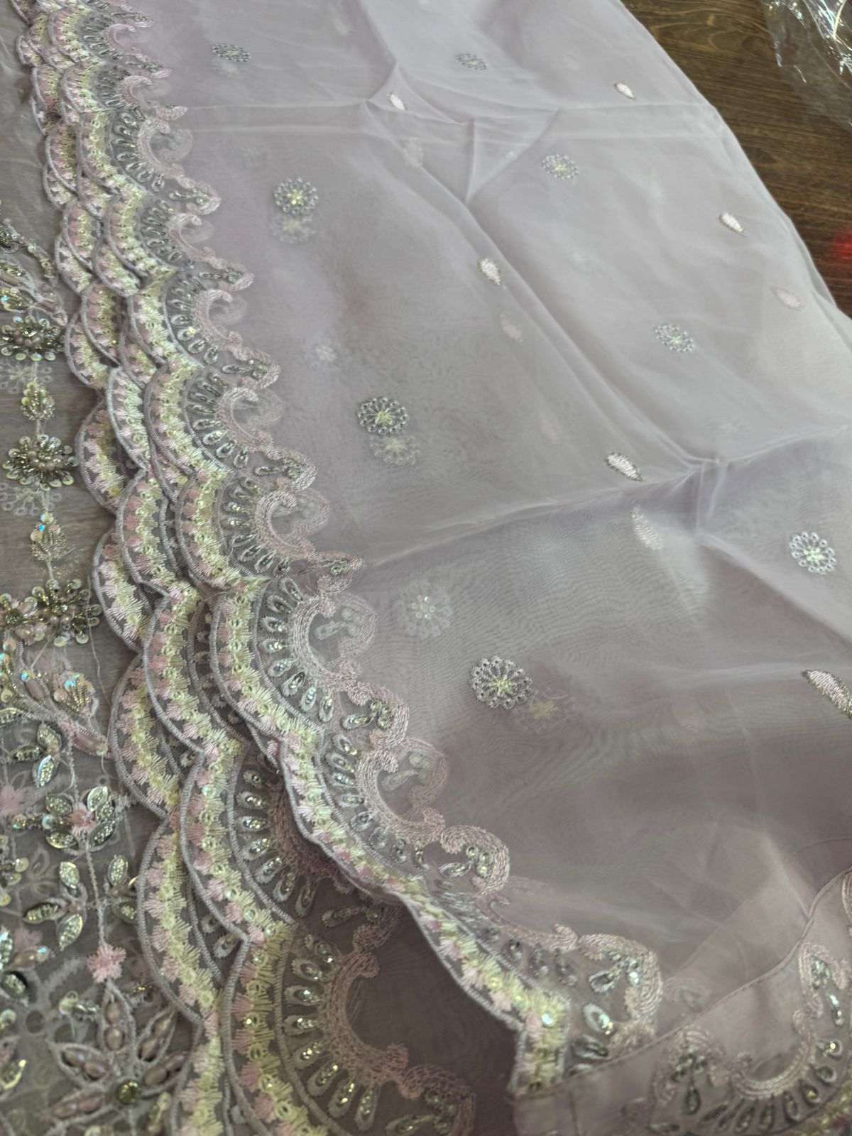 Farah Talib Aziz Dusty Pink Embellished Jacket & Lehenga – Modern Wedding Edition