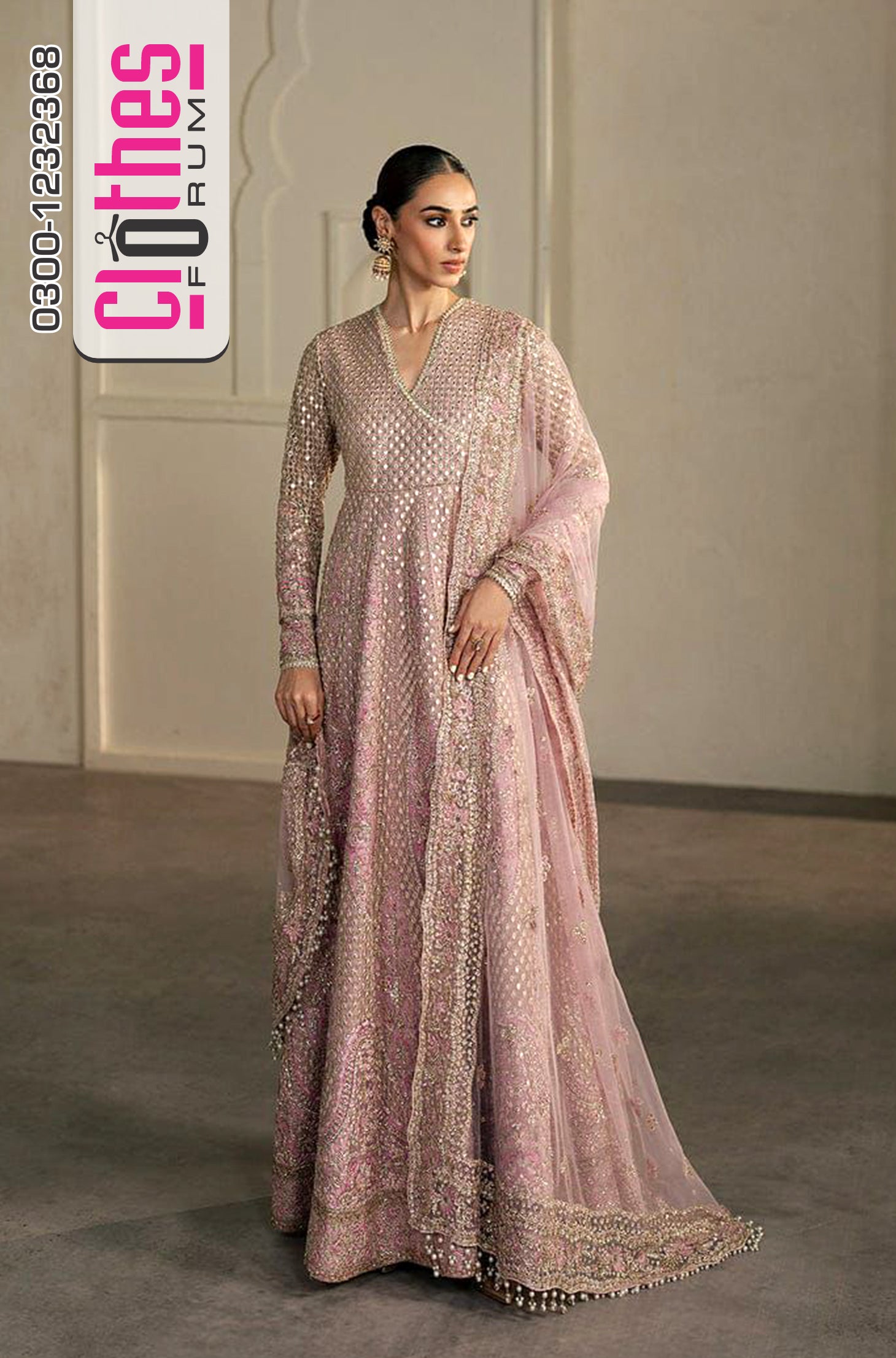 Ayzel Pink Chiffon Bridal Gown – Wedding Edition Luxury Couture