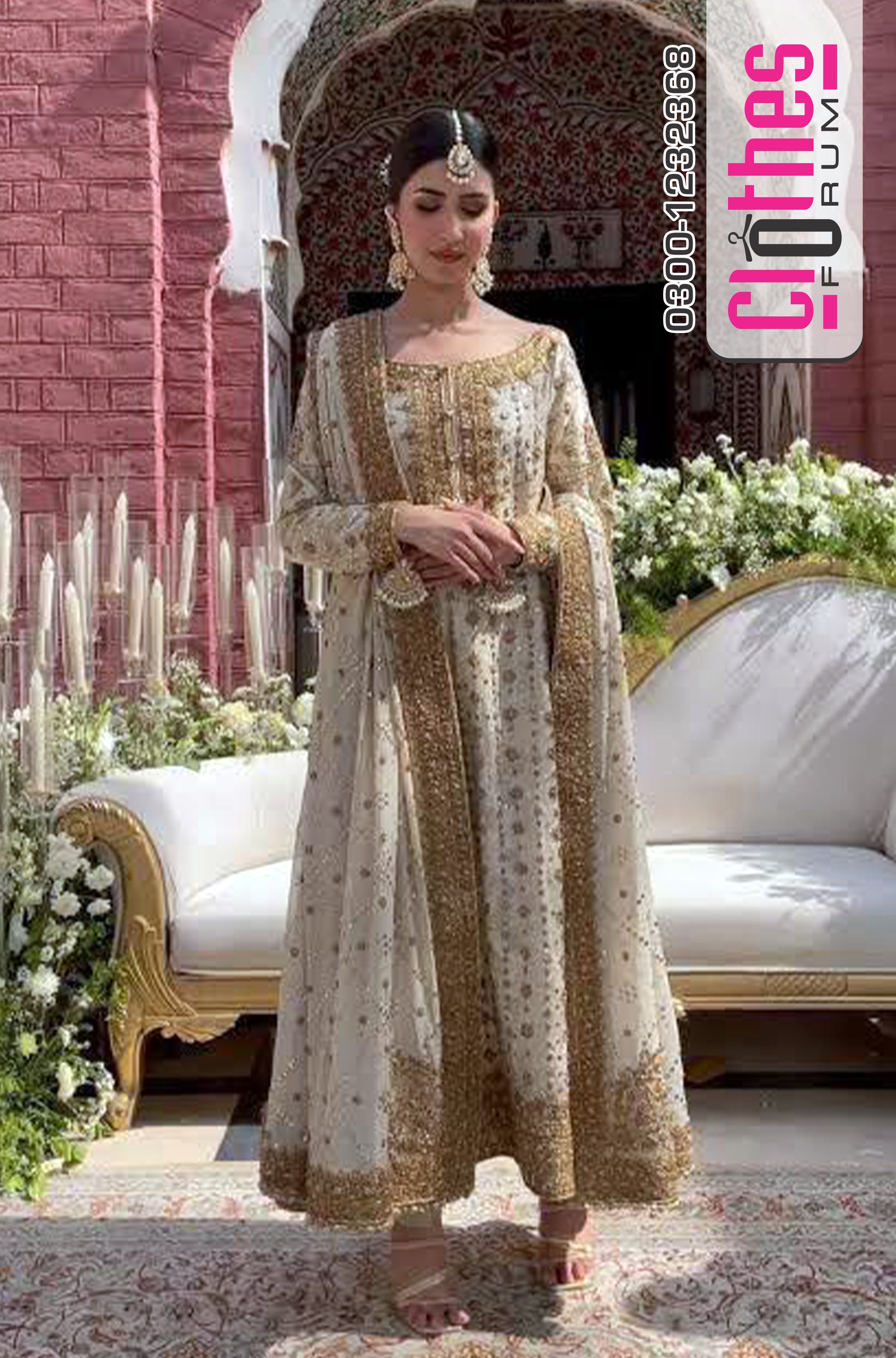 Ethereal Ivory Haris Shakeel Luxe Nikkah Attire clothesforum Ethereal Ivory Haris Shakeel Luxe Nikkah Attire clothesforum