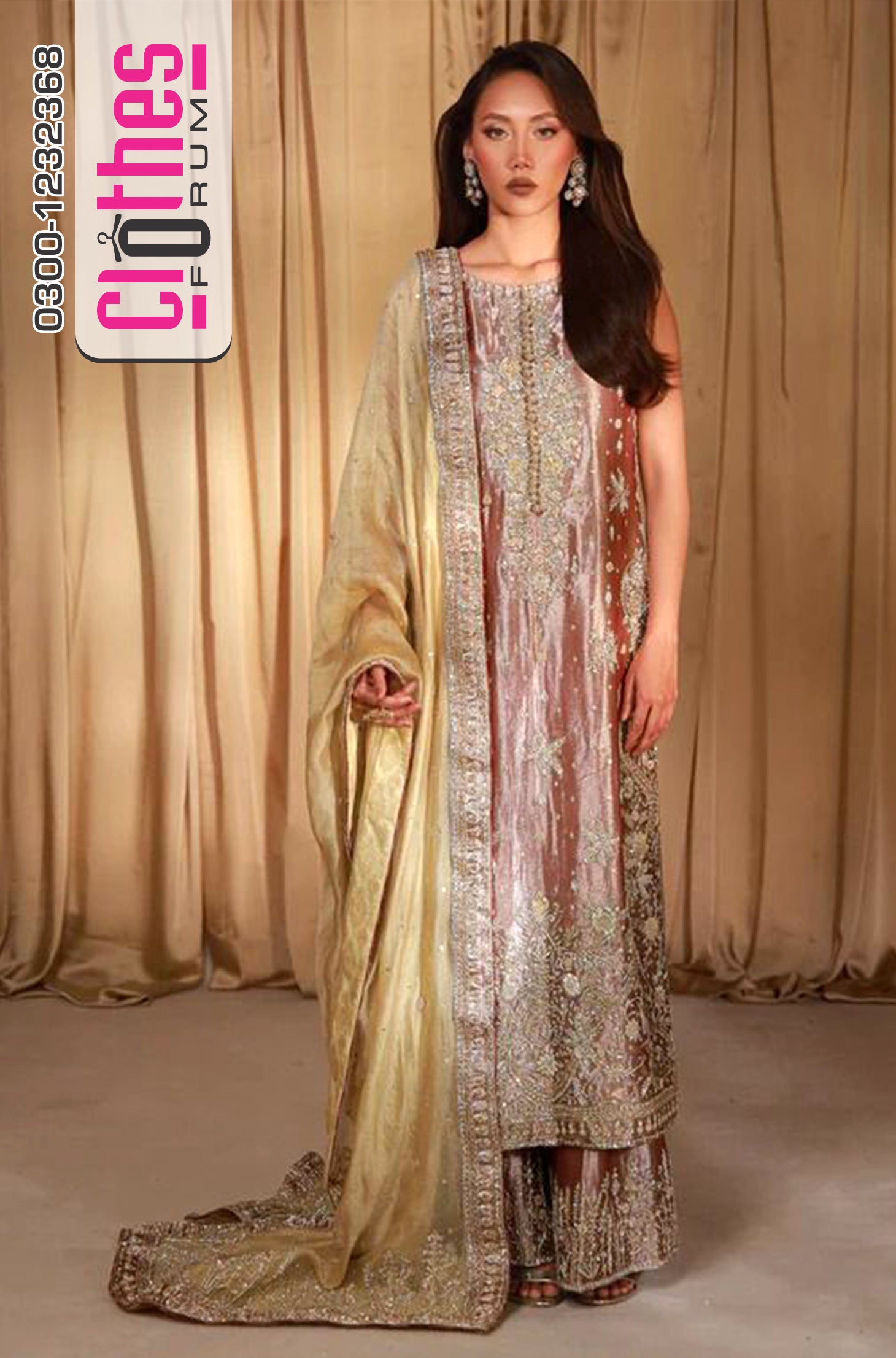 Irik Couture Irish Coffee Hand-Embellished Wedding Suit