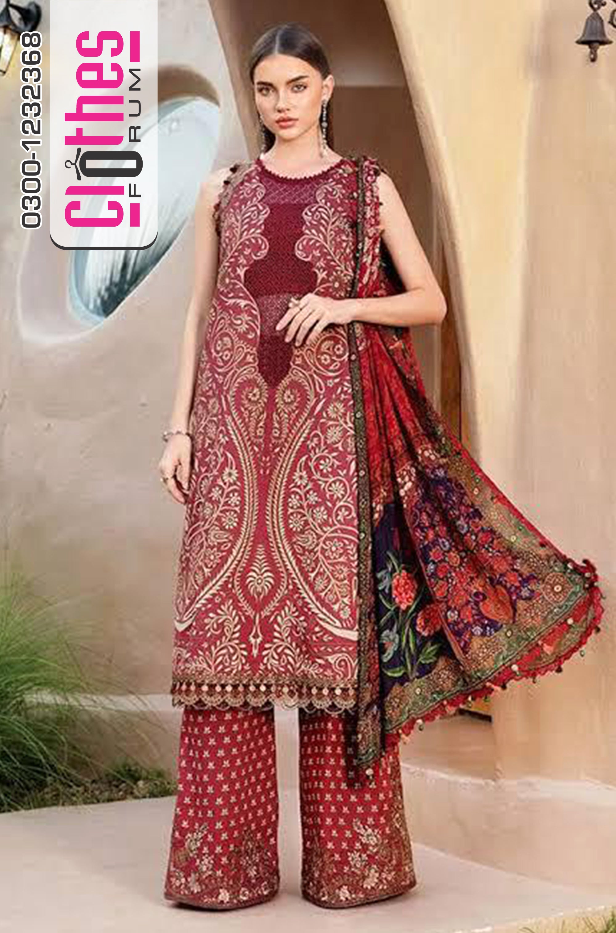 Maria B MPrint – Luxury Eid Lawn Suit | Spring/Summer 2025 Collection
