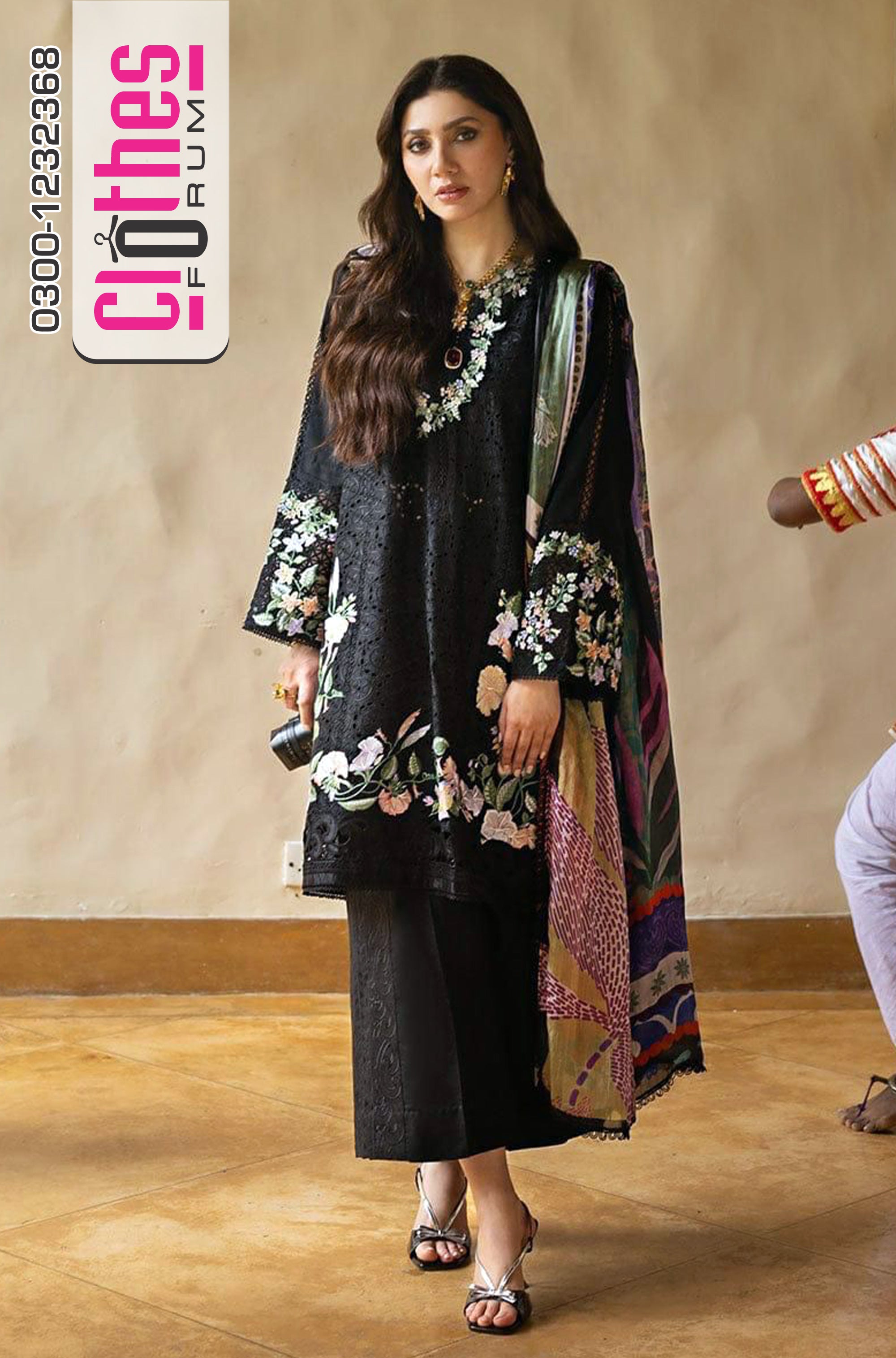 Mushq Luxury Lawn – Chikankari Elegance with Manaar Print | Dazzling Glimmer Edition