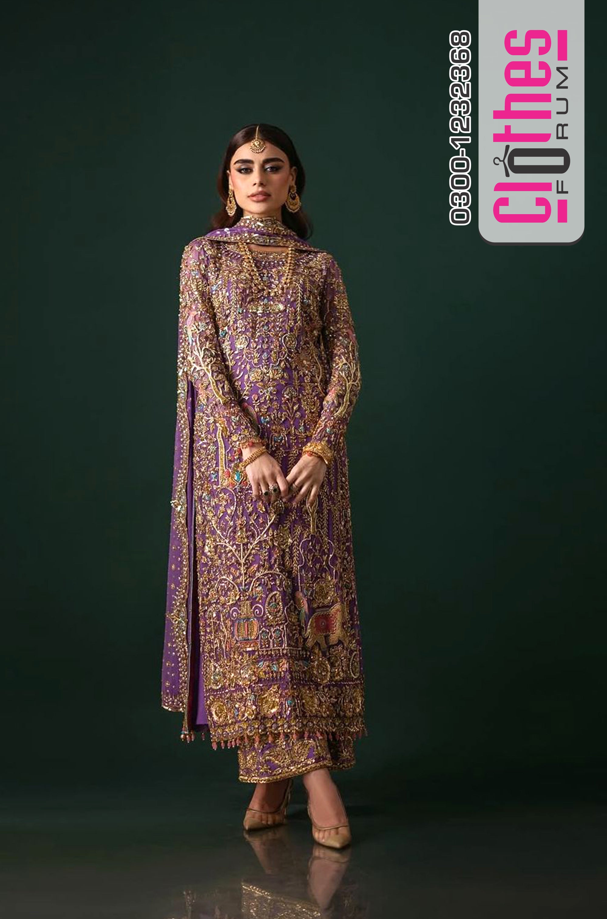 Nomi Ansari Wedding Edition – Royal Violet Couture for the Modern Muse