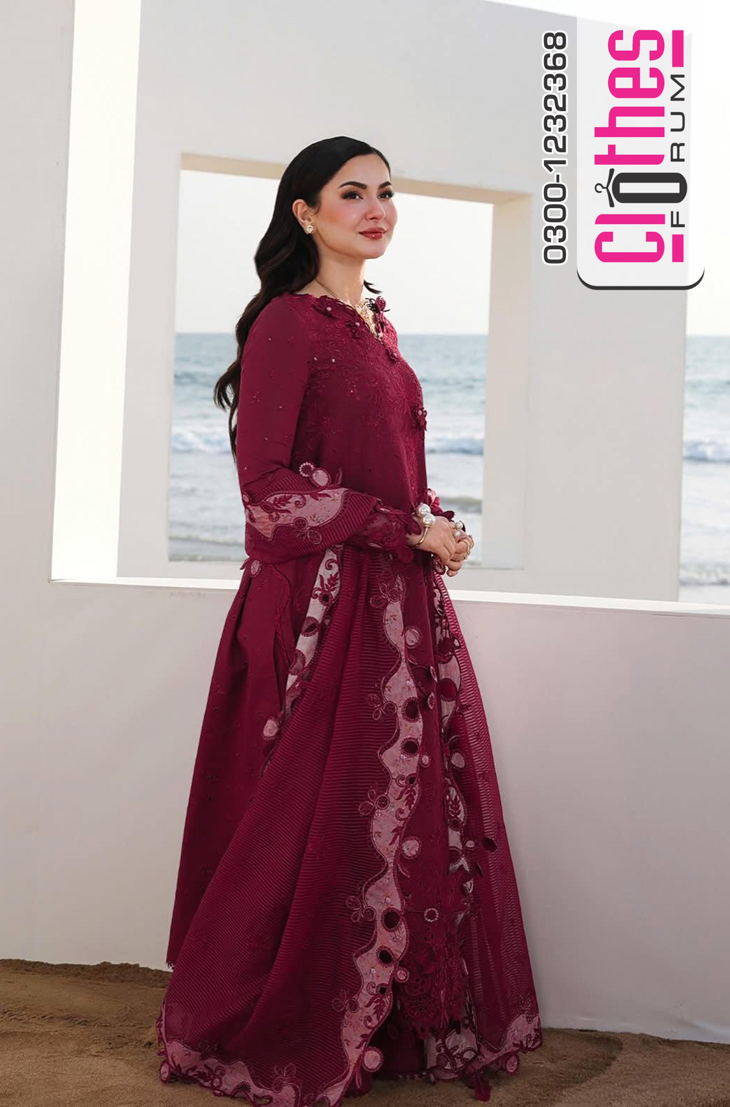 Qalamkar | Chikankari Luxury Lawn & 3D Floral Jacquard Suite