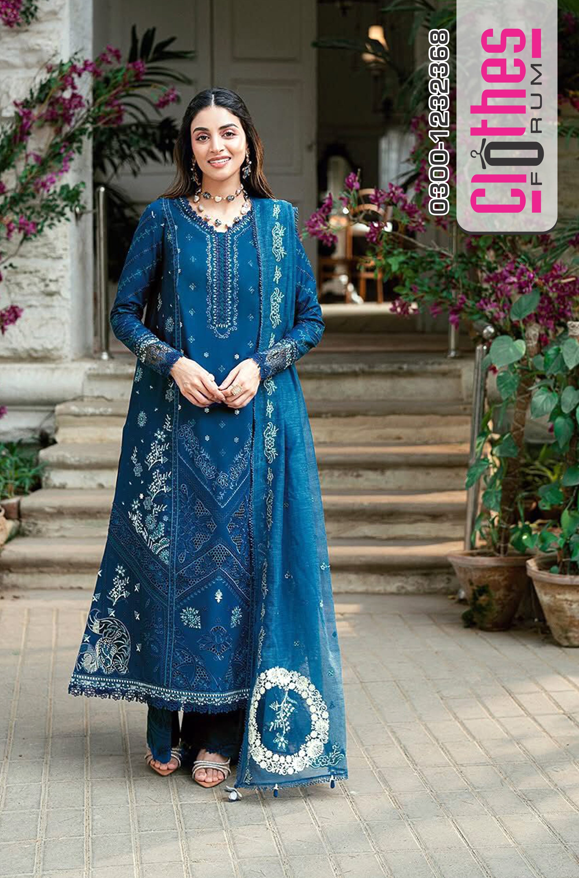 Qalamkar Luxury Lawn Eid Collection 2025 – Bold Elegance Meets Festive Flair