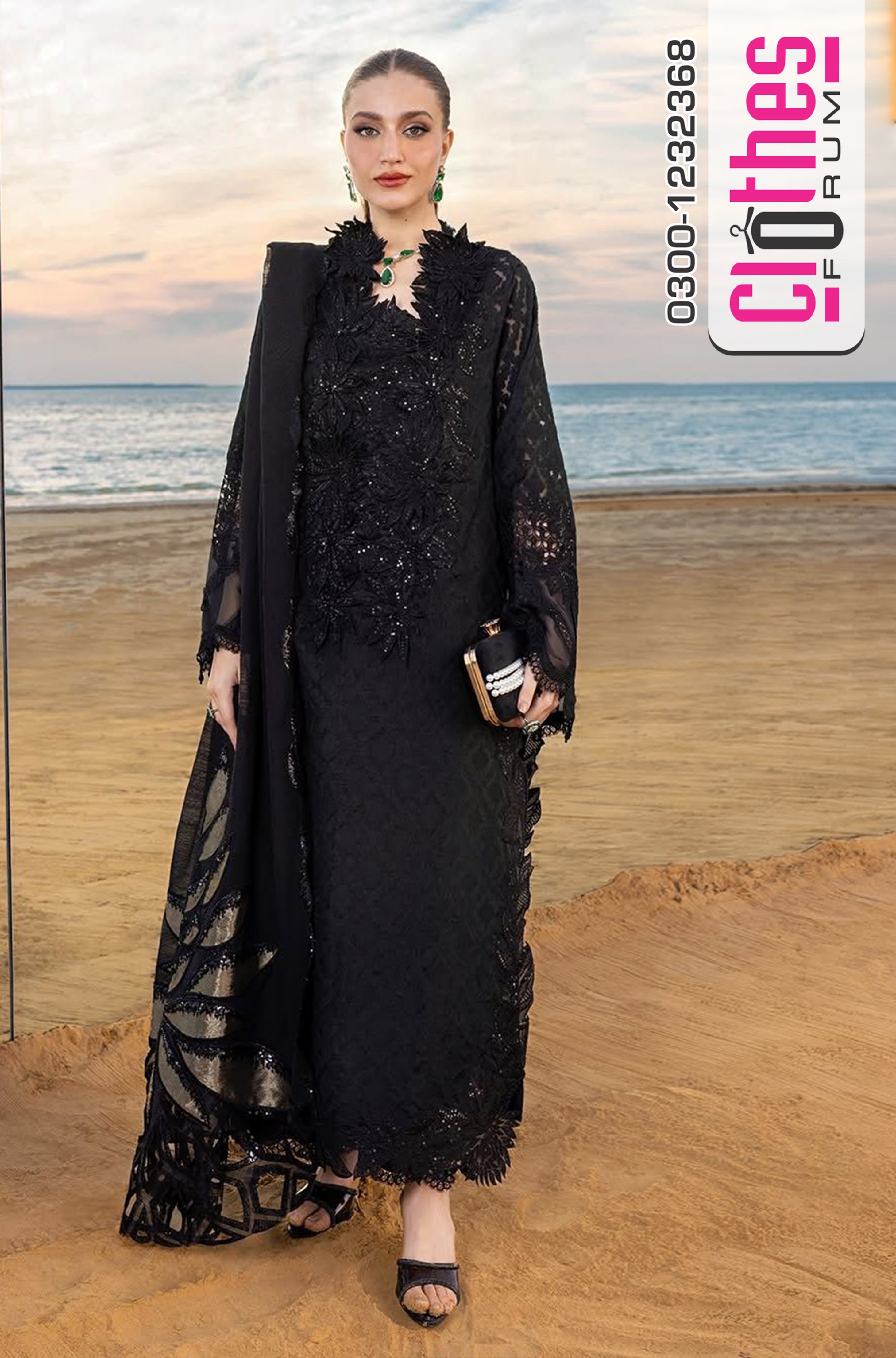 Rang Rasiya | Alaya 3D Floral Borsha Fabric Luxury Suite