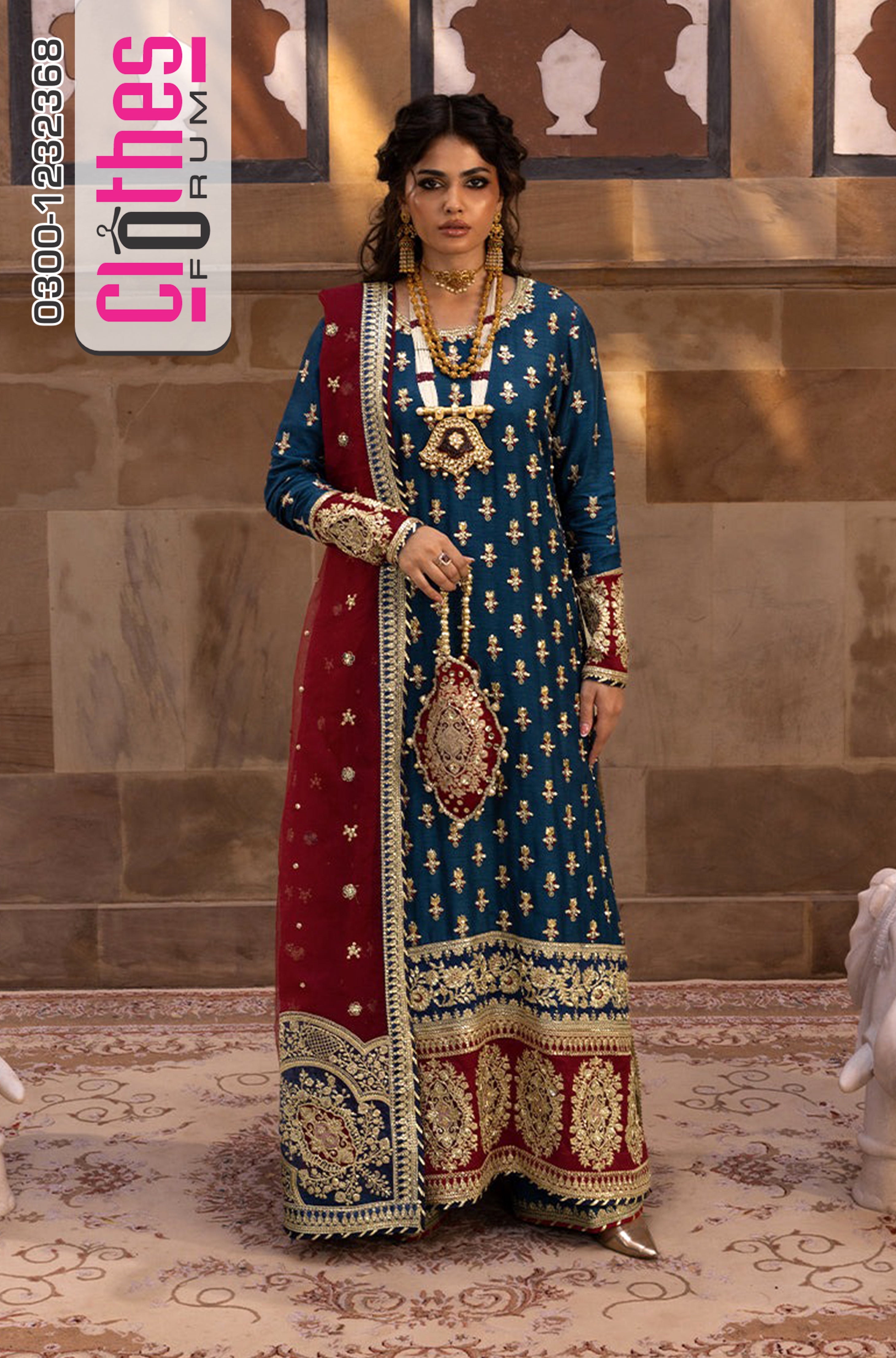 Rangrasya Mahnaz | Swarovski Embellished Korean Raw Silk & Organza Dupatta