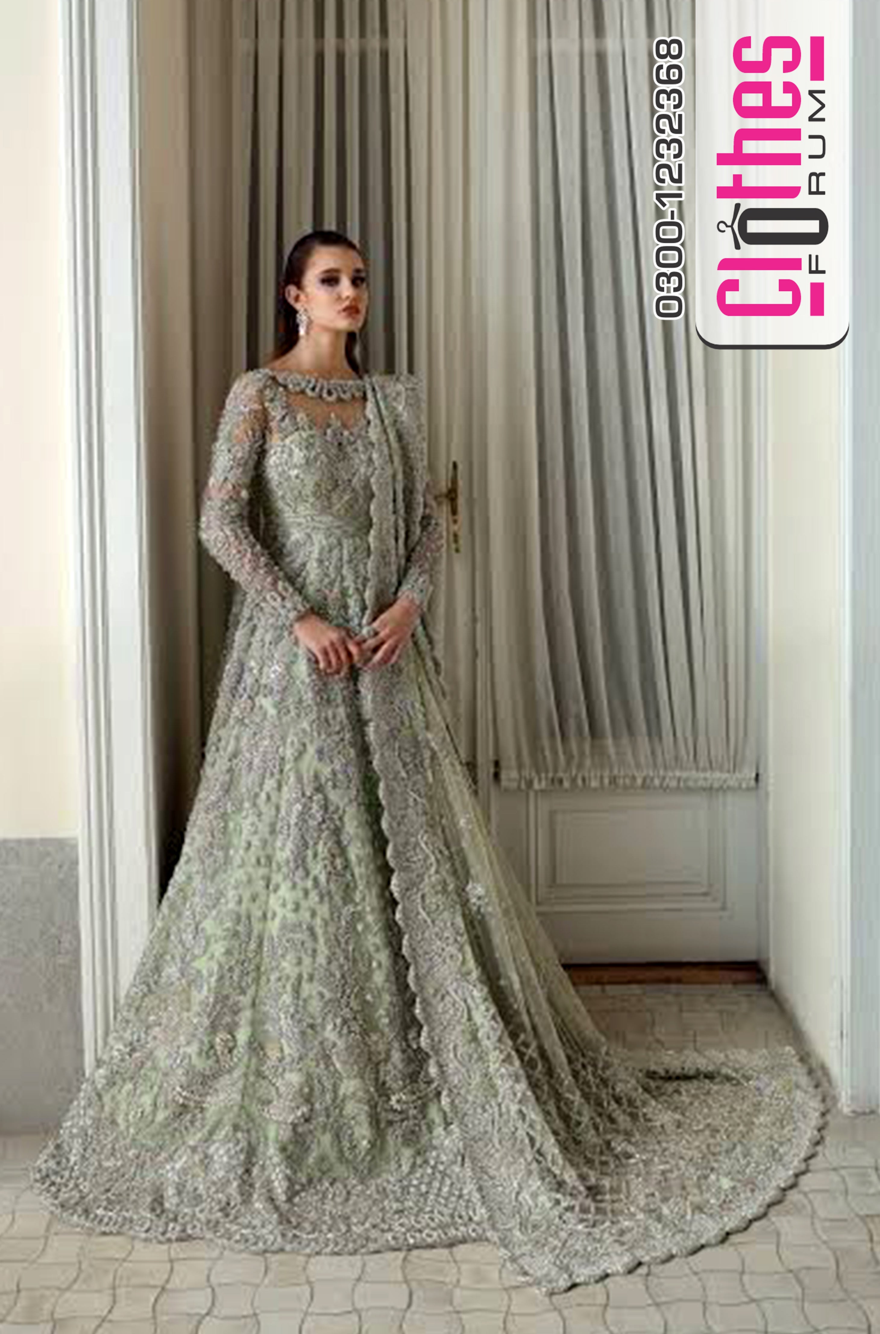 Republic Womenswear | Celestia 16-Panelled Jewel Velvet Gown