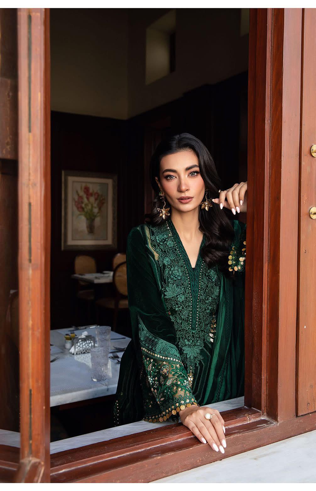 Maria B - Mongiya Green Latest Palachi Collection Masterpiece clothesforum Maria B - Mongiya Green Latest Palachi Collection Masterpiece clothesforum