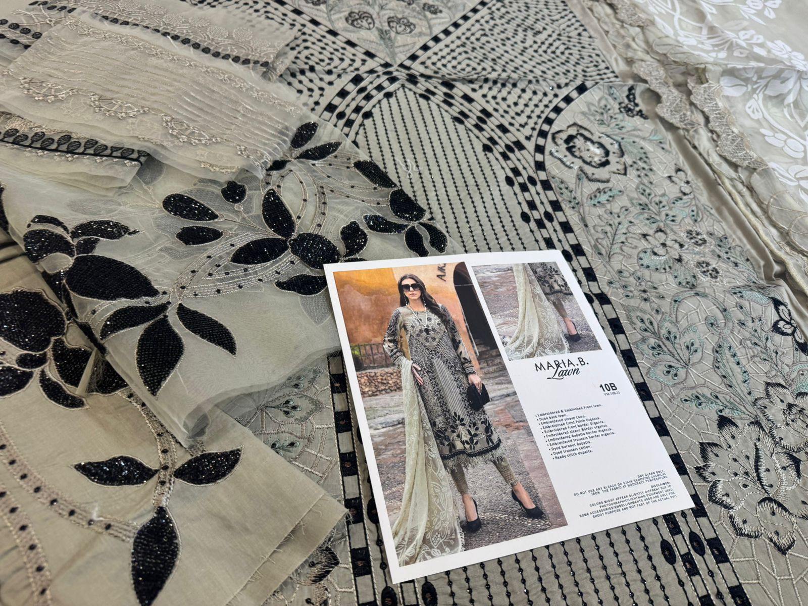 Maria B Luxury Lawn – Voyage à Luxe | Where Tradition Meets Timeless Glamour