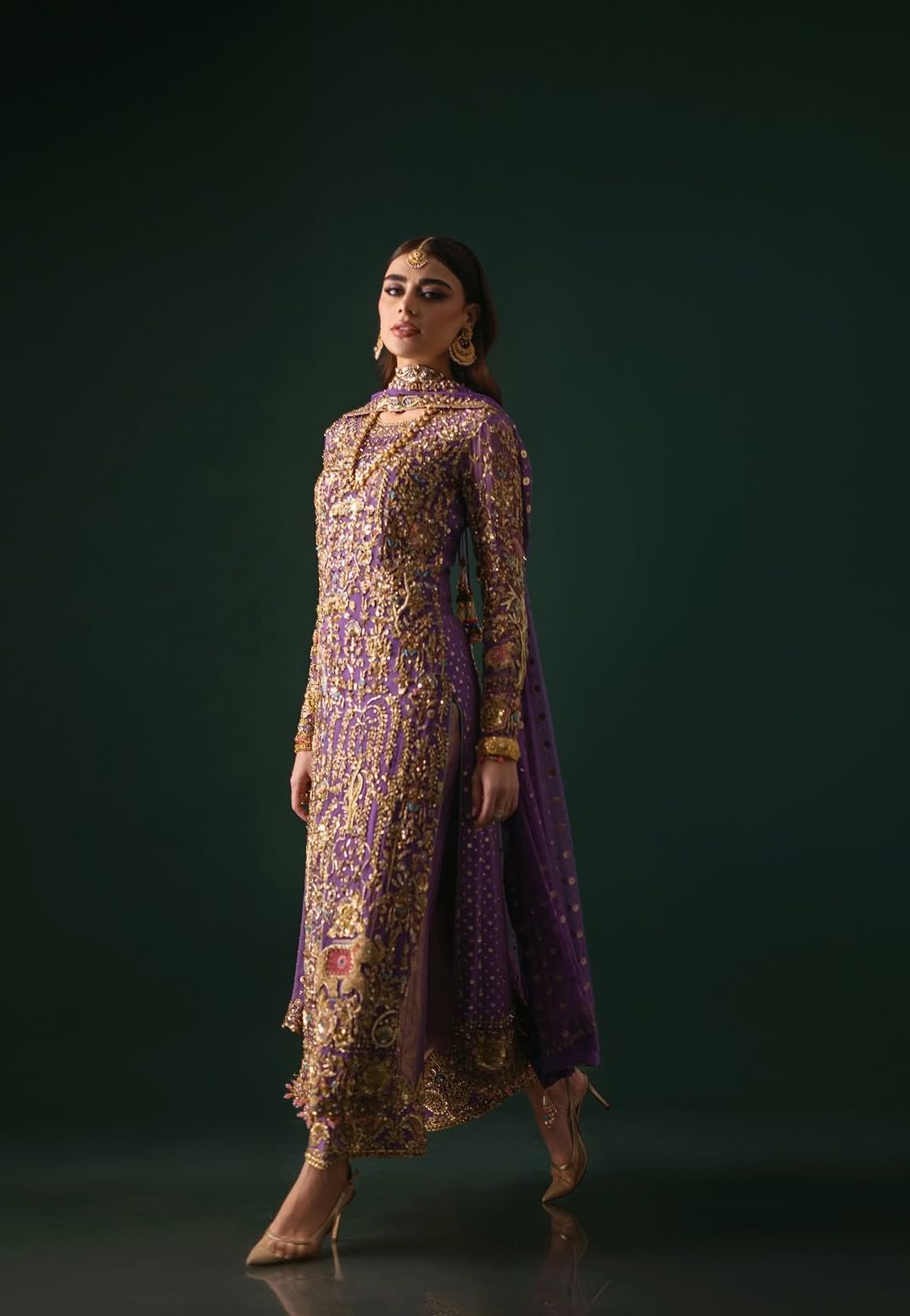 Nomi Ansari Wedding Edition – Royal Violet Couture for the Modern Muse