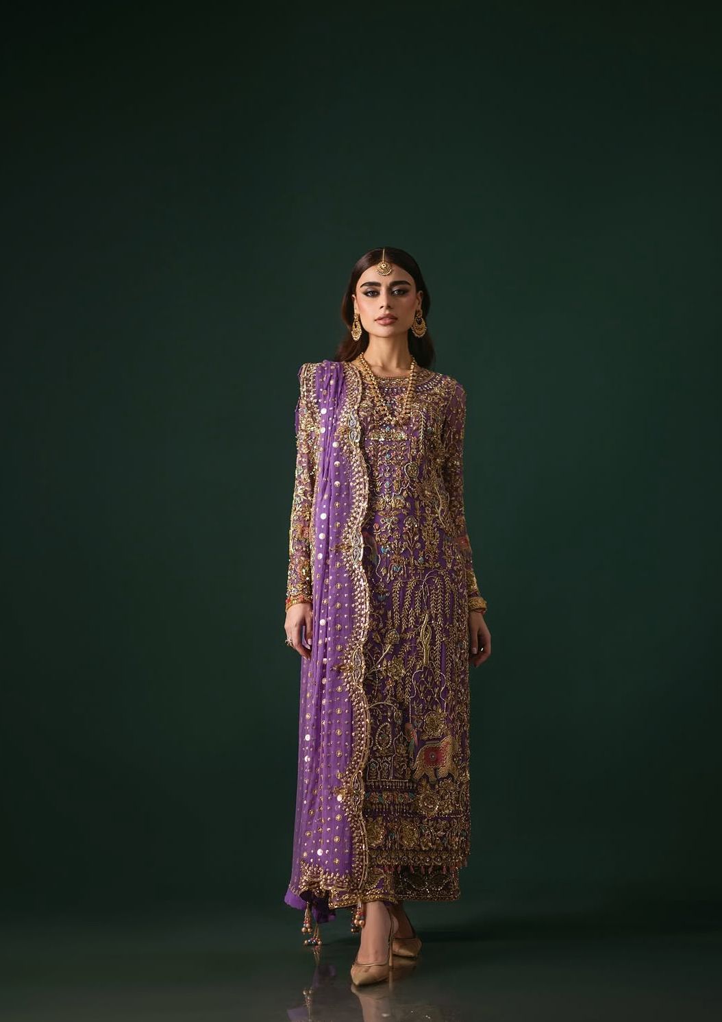 Nomi Ansari Wedding Edition – Royal Violet Couture for the Modern Muse