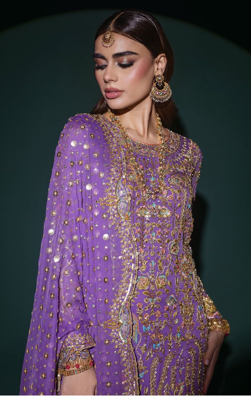 Nomi Ansari Wedding Edition – Royal Violet Couture for the Modern Muse