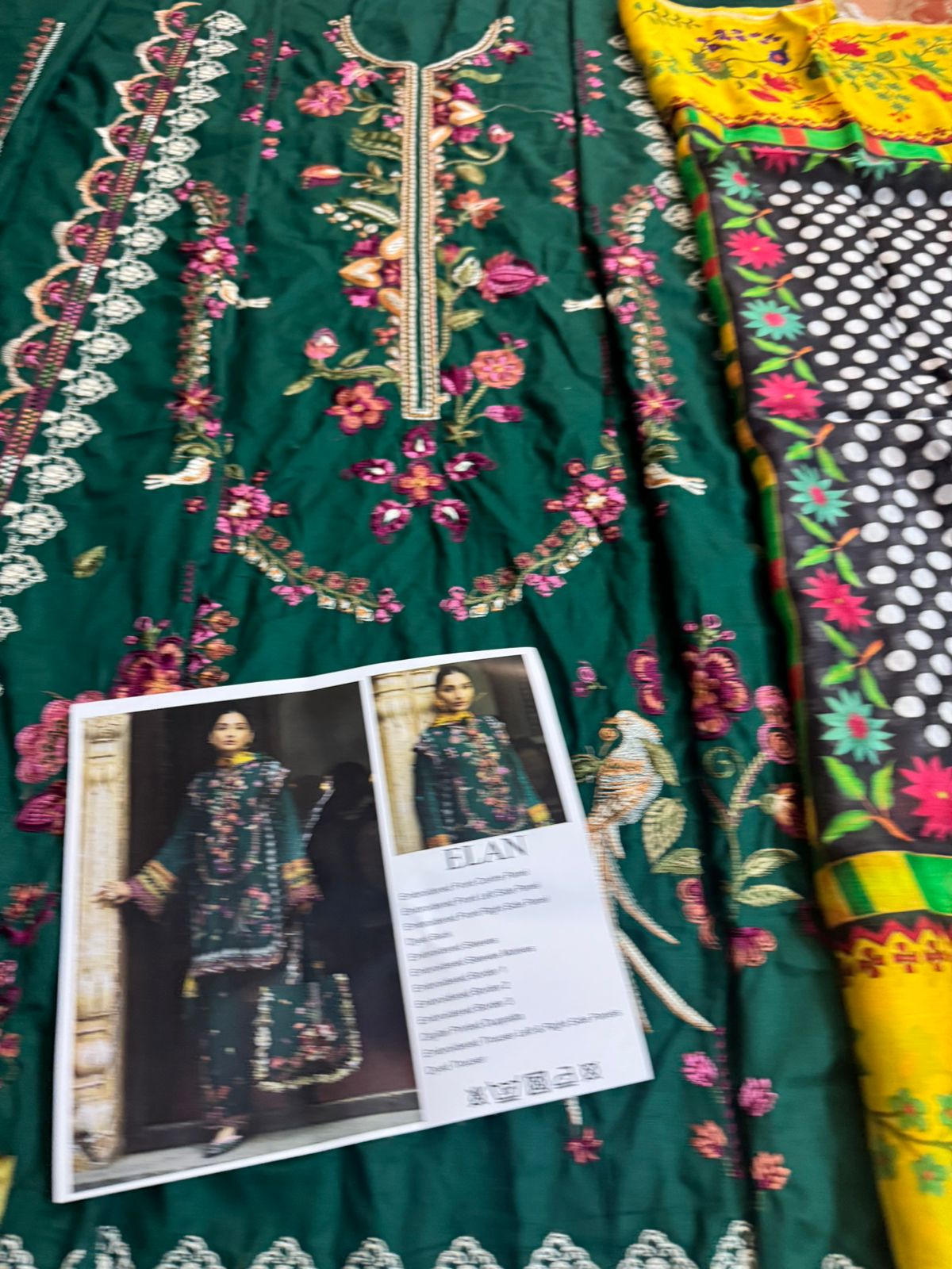Elan Luxury Lawn – Emerald Garden Bloom | Summer Signature Edit