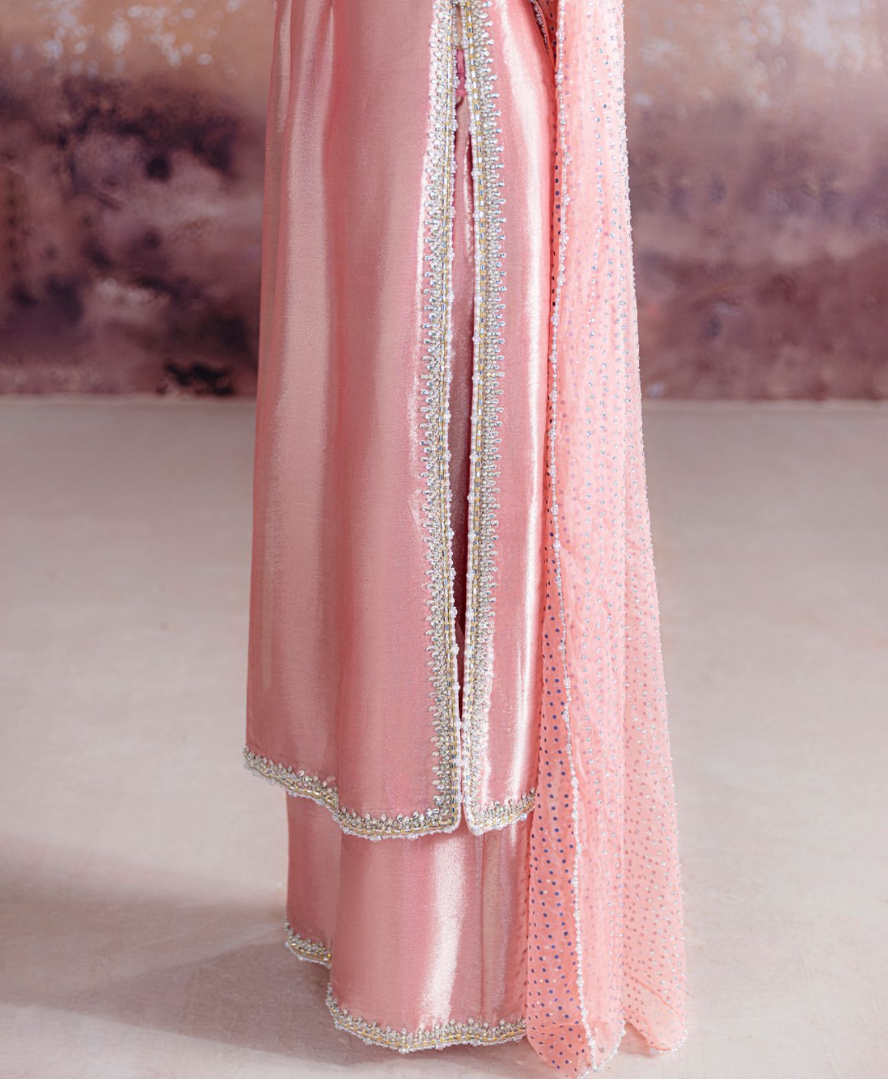 Sara Rohail – Pink Tissue Bridal Ensemble Wedding Edition