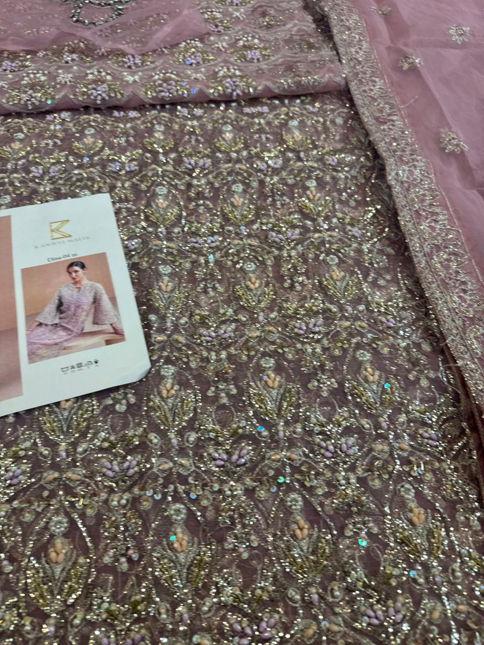 Kanwal Malik Pink Lilac Organza Outfit – Wedding Edition
