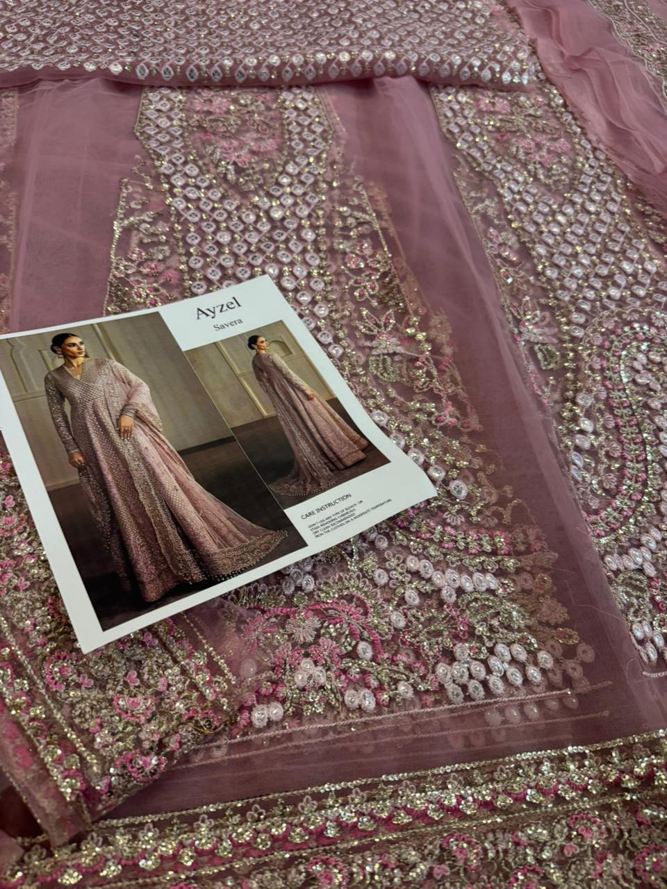 Ayzel Pink Chiffon Bridal Gown – Wedding Edition Luxury Couture