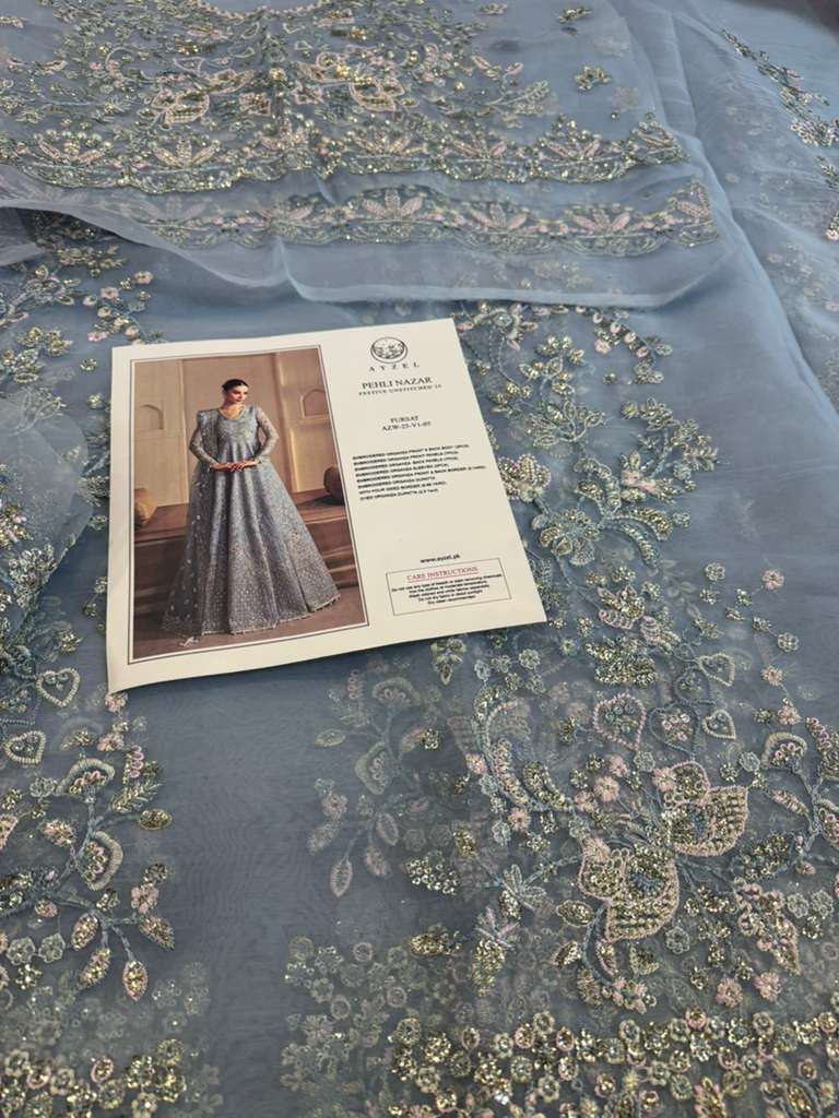 Ayzel Sky Chiffon Bridal Dress – Luxury Wedding Edition for Elegant Brides